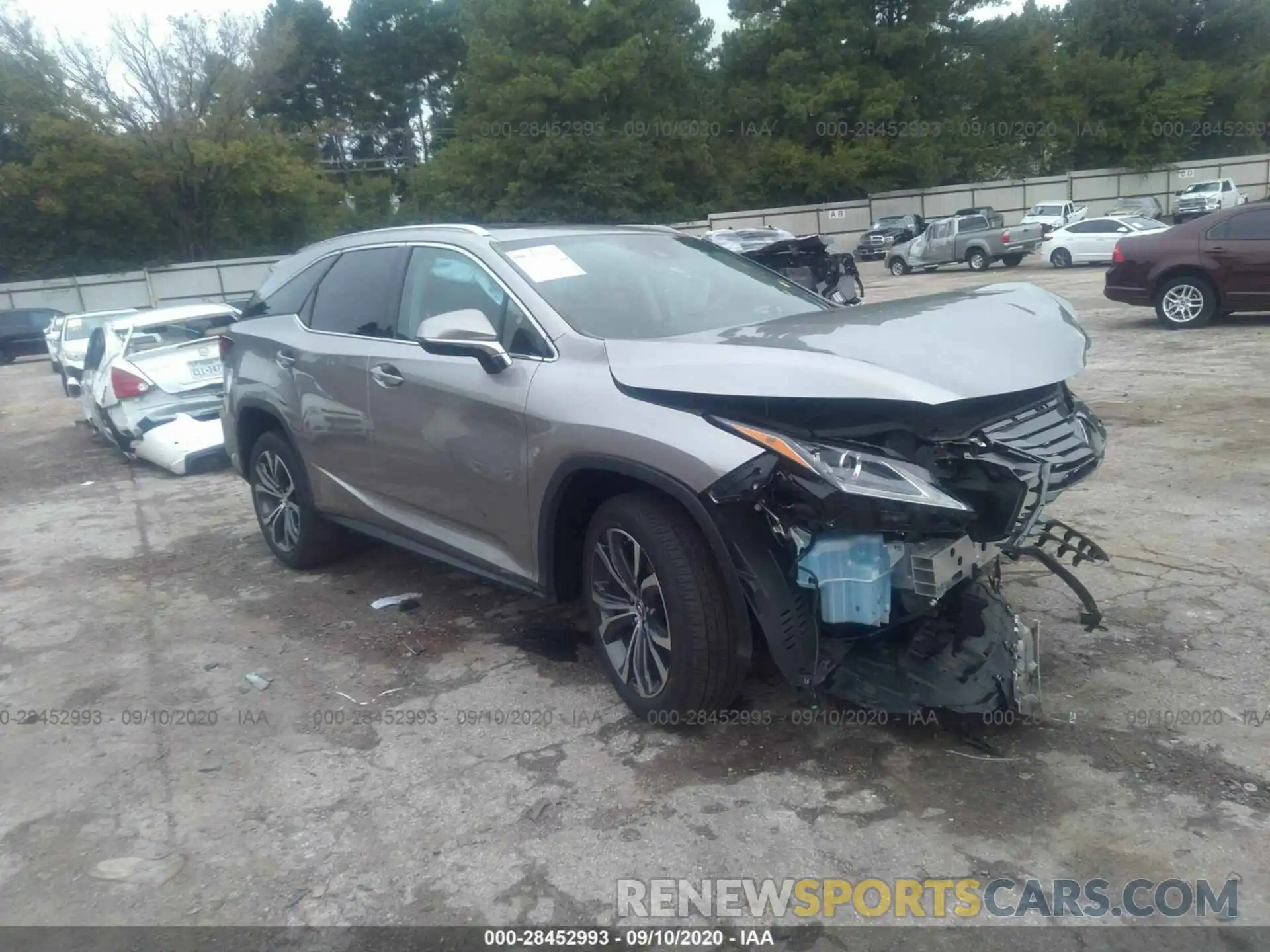 1 Photograph of a damaged car JTJGZKCAXK2009894 LEXUS RX 2019