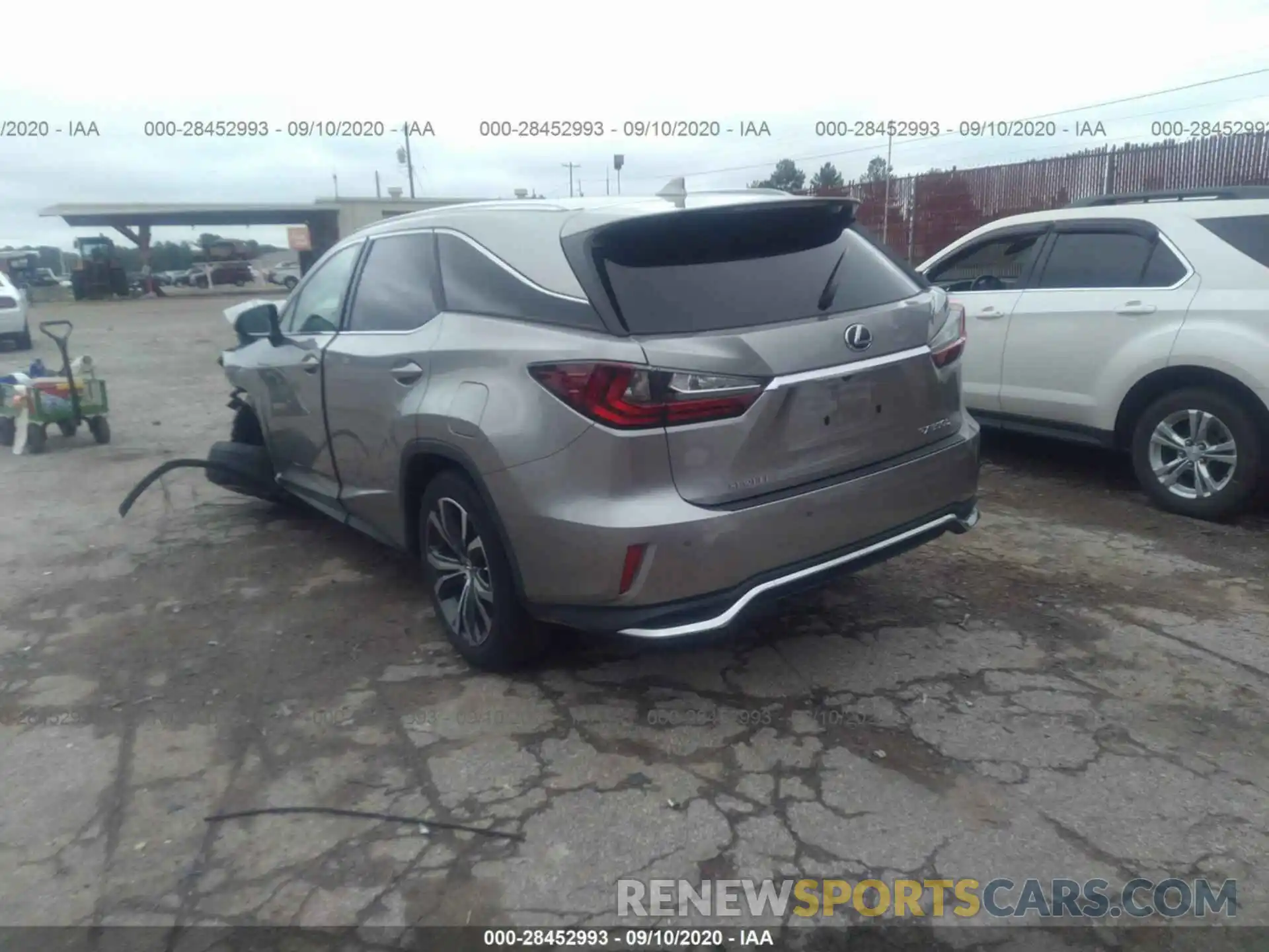 3 Фотография поврежденного автомобиля JTJGZKCAXK2009894 LEXUS RX 2019