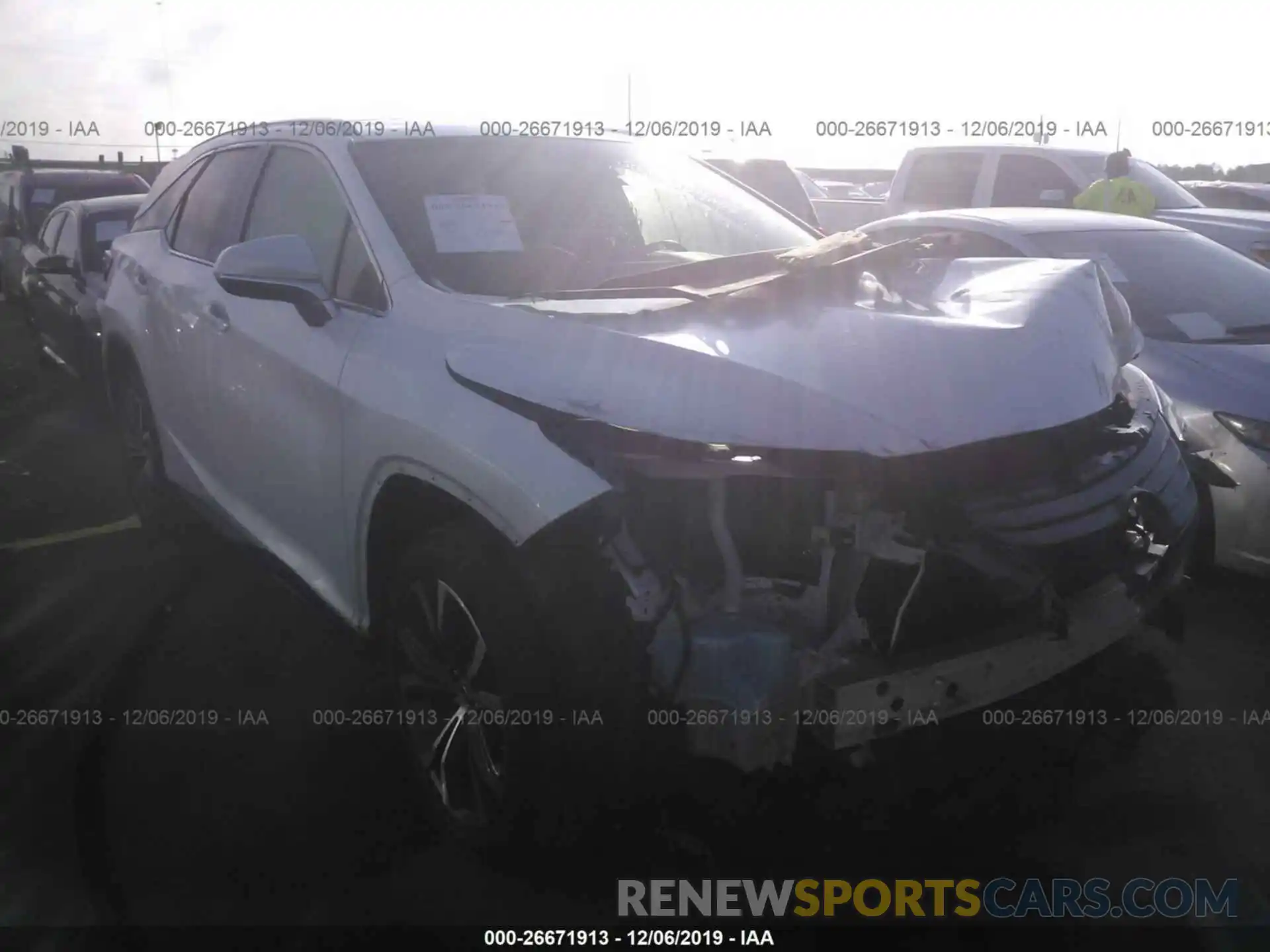 1 Photograph of a damaged car JTJGZKCAXK2010074 LEXUS RX 2019