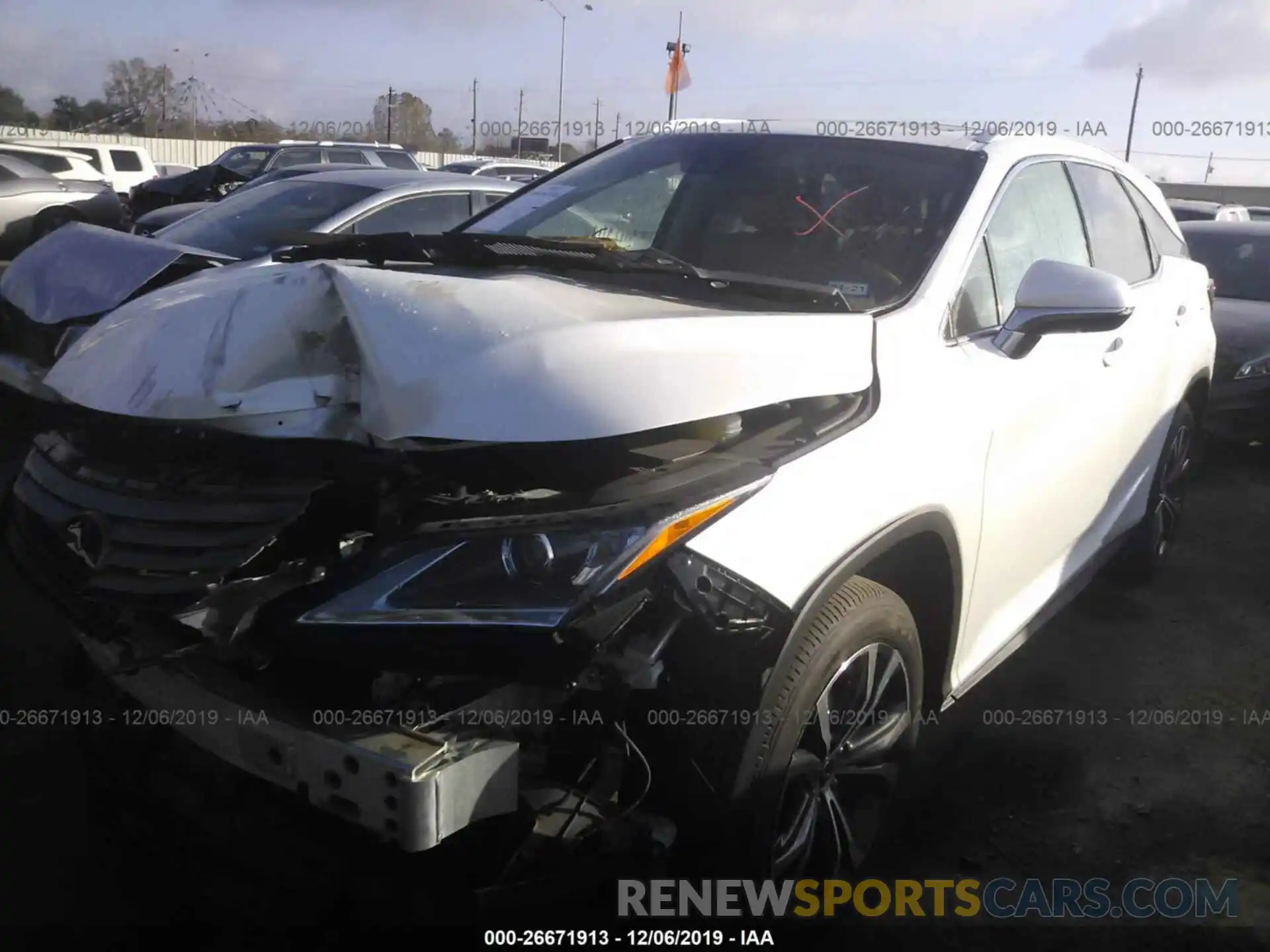 2 Photograph of a damaged car JTJGZKCAXK2010074 LEXUS RX 2019