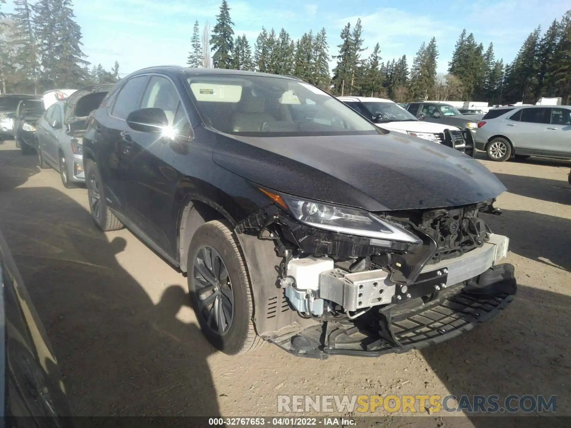 1 Photograph of a damaged car 2T2AGMDA1LC047618 LEXUS RX 2020