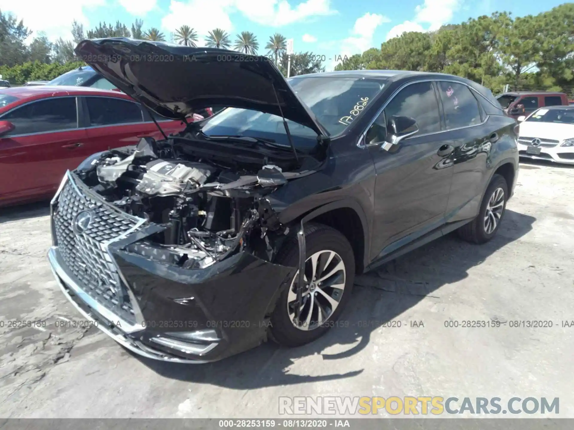 2 Photograph of a damaged car 2T2AZMAA0LC170826 LEXUS RX 2020