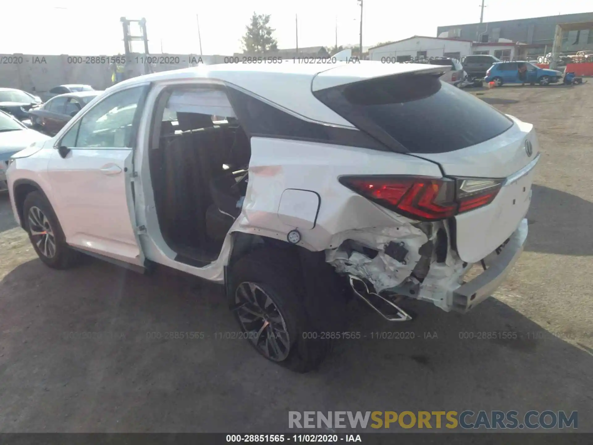 3 Photograph of a damaged car 2T2AZMAA0LC174956 LEXUS RX 2020