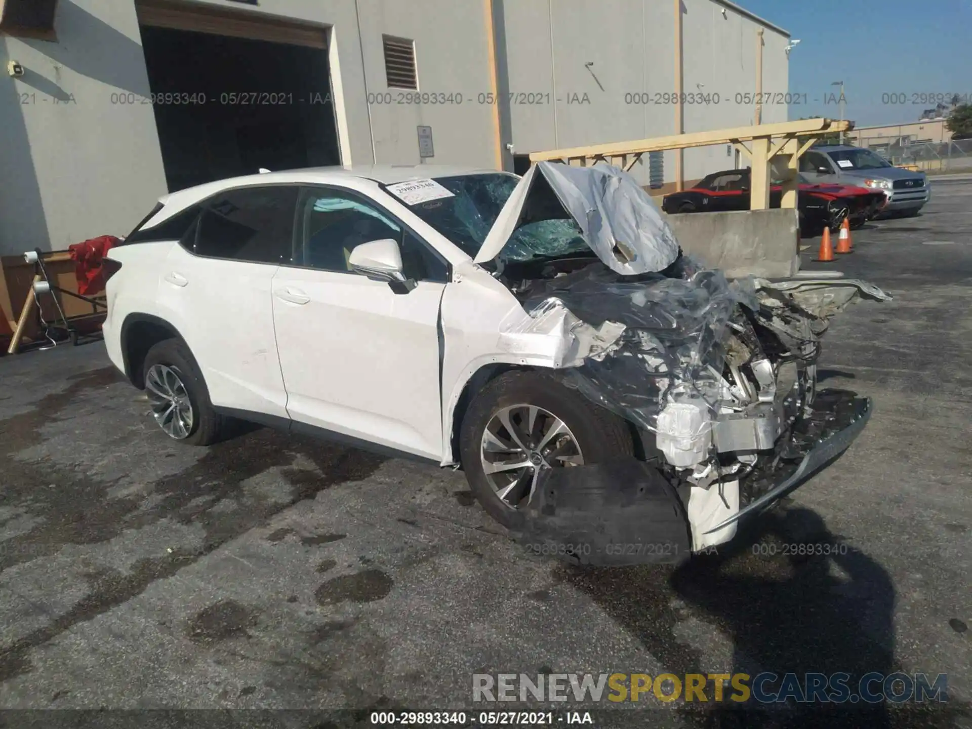 1 Photograph of a damaged car 2T2AZMAA0LC177470 LEXUS RX 2020