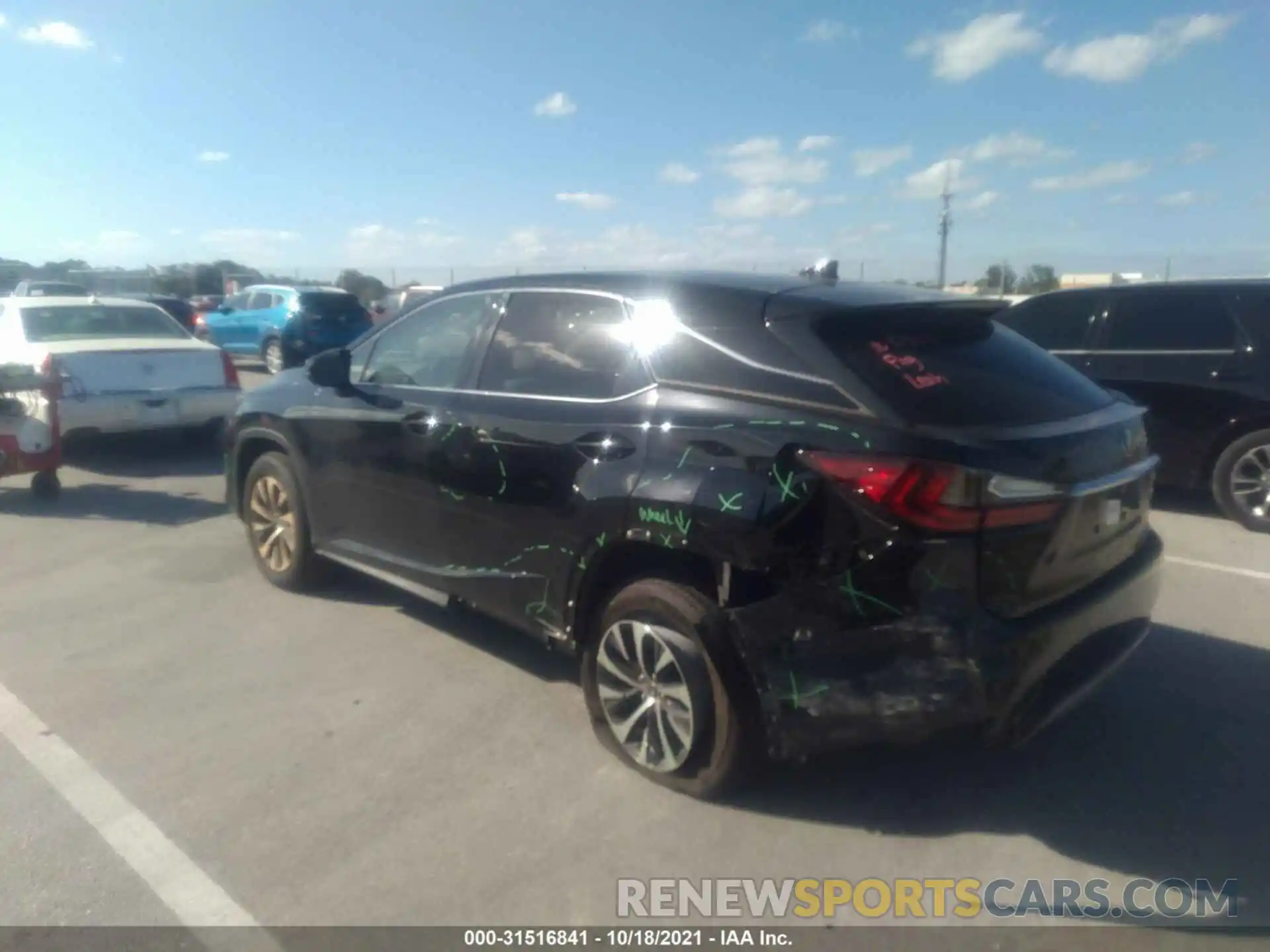 3 Photograph of a damaged car 2T2AZMAA2LC160556 LEXUS RX 2020