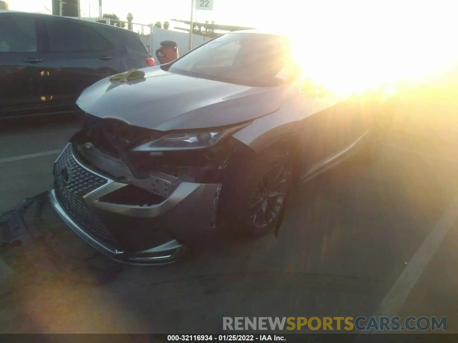 2 Photograph of a damaged car 2T2AZMAA2LC178801 LEXUS RX 2020