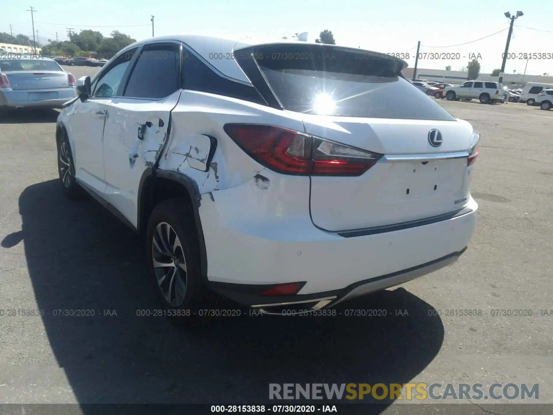 3 Photograph of a damaged car 2T2AZMAA6LC151830 LEXUS RX 2020