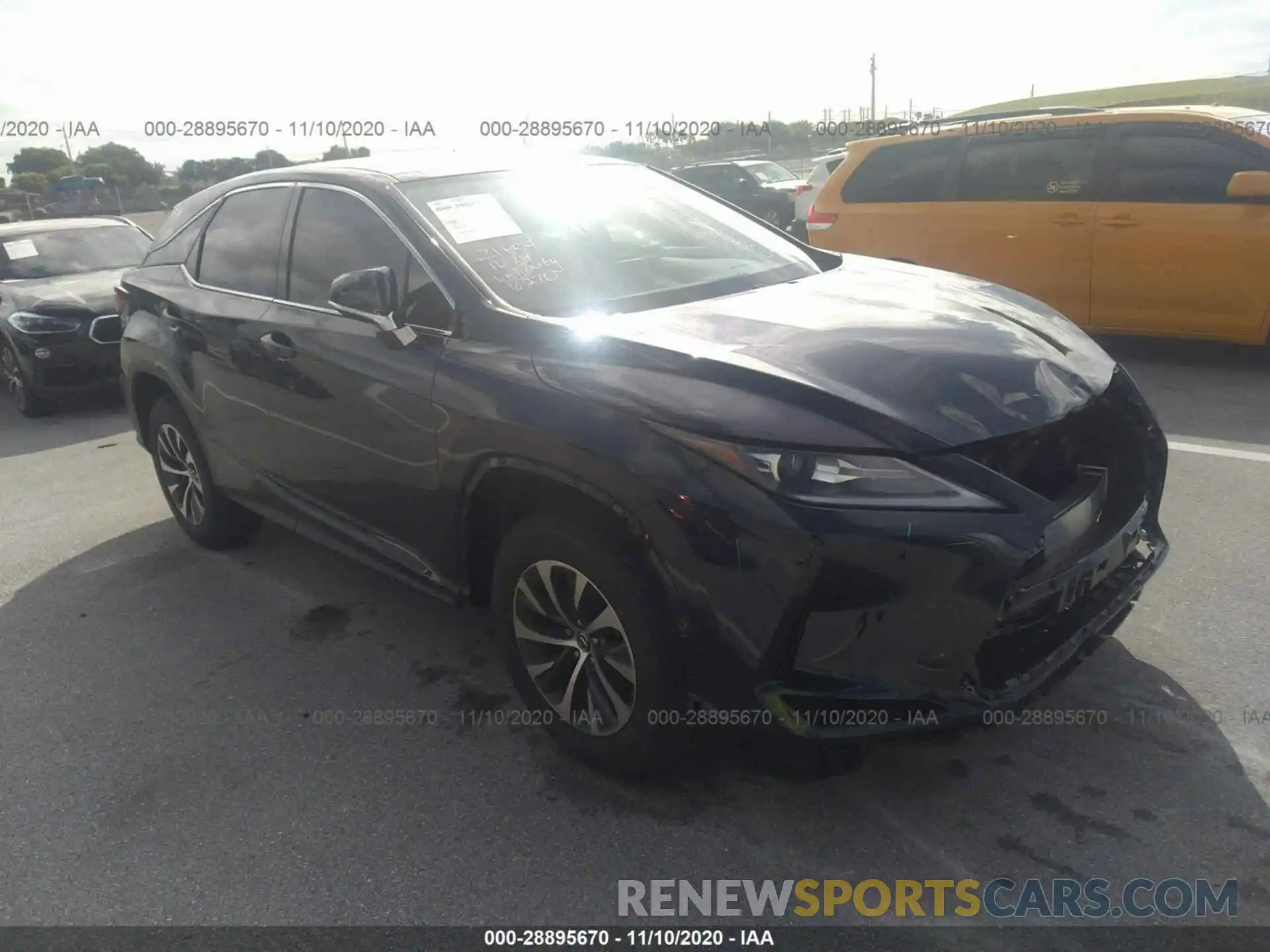 1 Photograph of a damaged car 2T2AZMAA6LC177456 LEXUS RX 2020