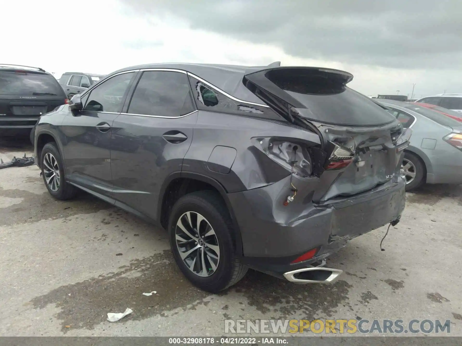 3 Photograph of a damaged car 2T2AZMAA7LC165297 LEXUS RX 2020