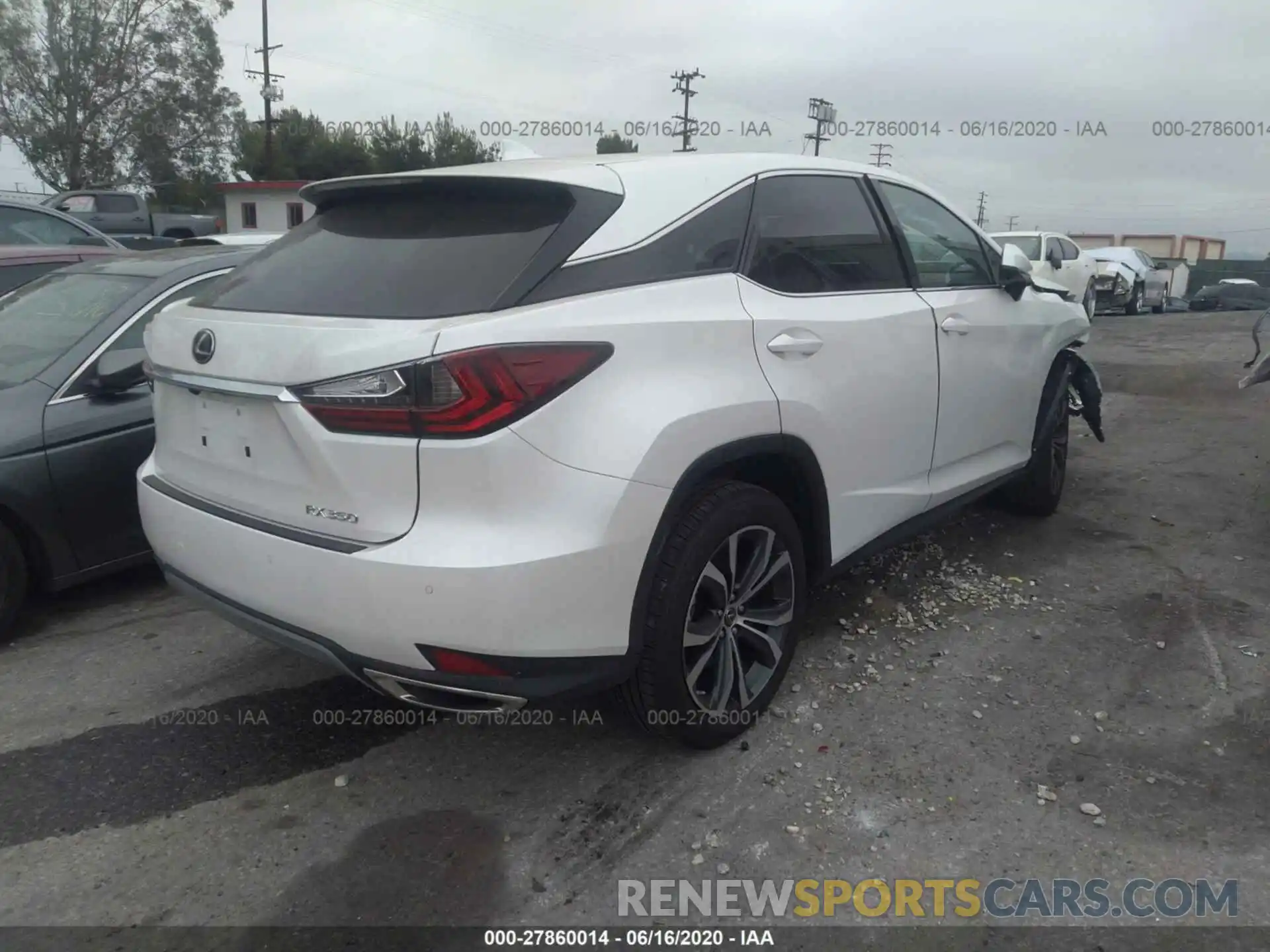 4 Photograph of a damaged car 2T2AZMAA8LC161002 LEXUS RX 2020