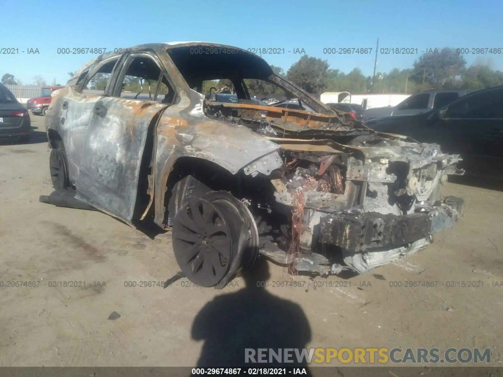 1 Photograph of a damaged car 2T2AZMAA8LC164692 LEXUS RX 2020