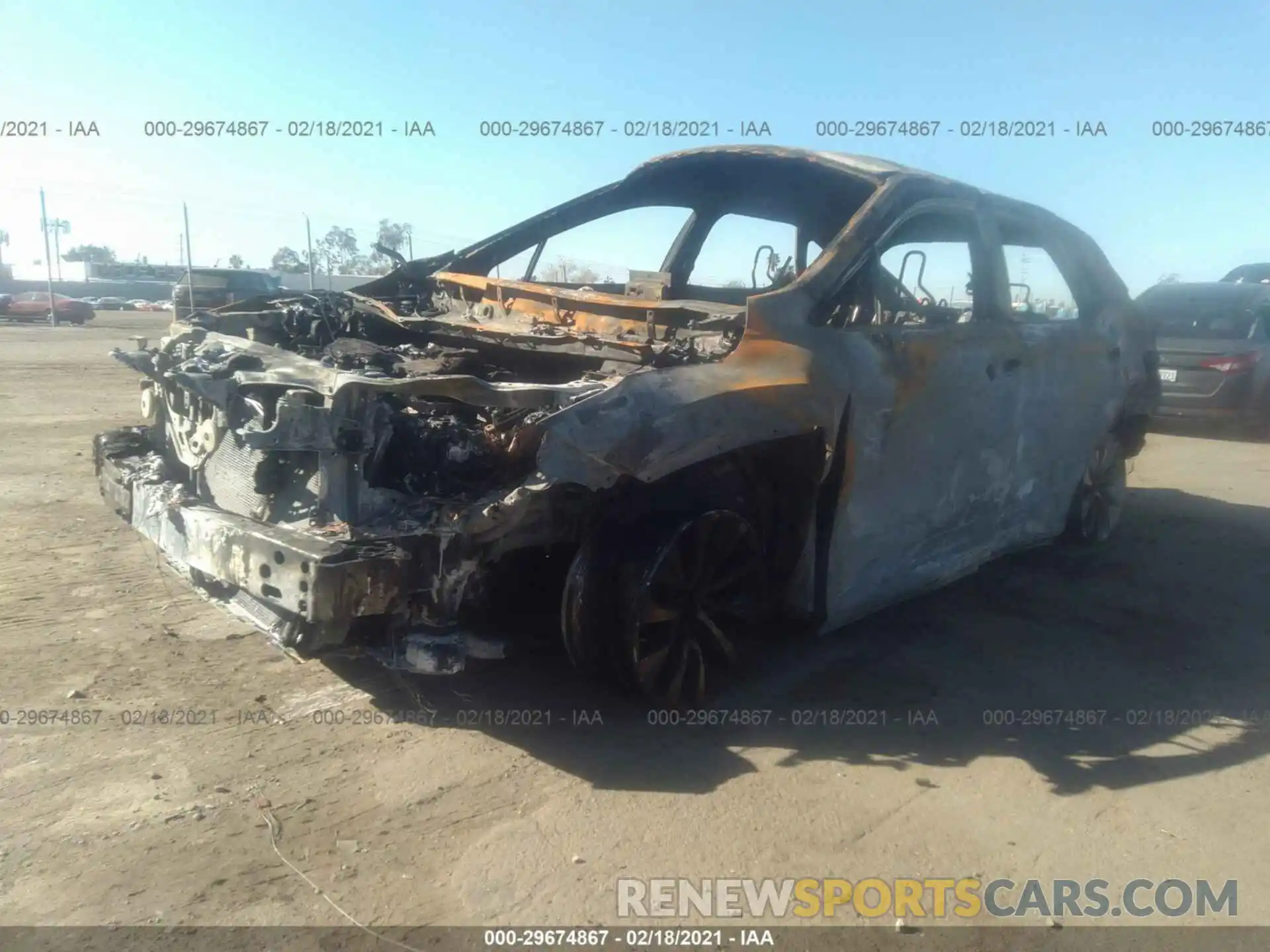 2 Photograph of a damaged car 2T2AZMAA8LC164692 LEXUS RX 2020