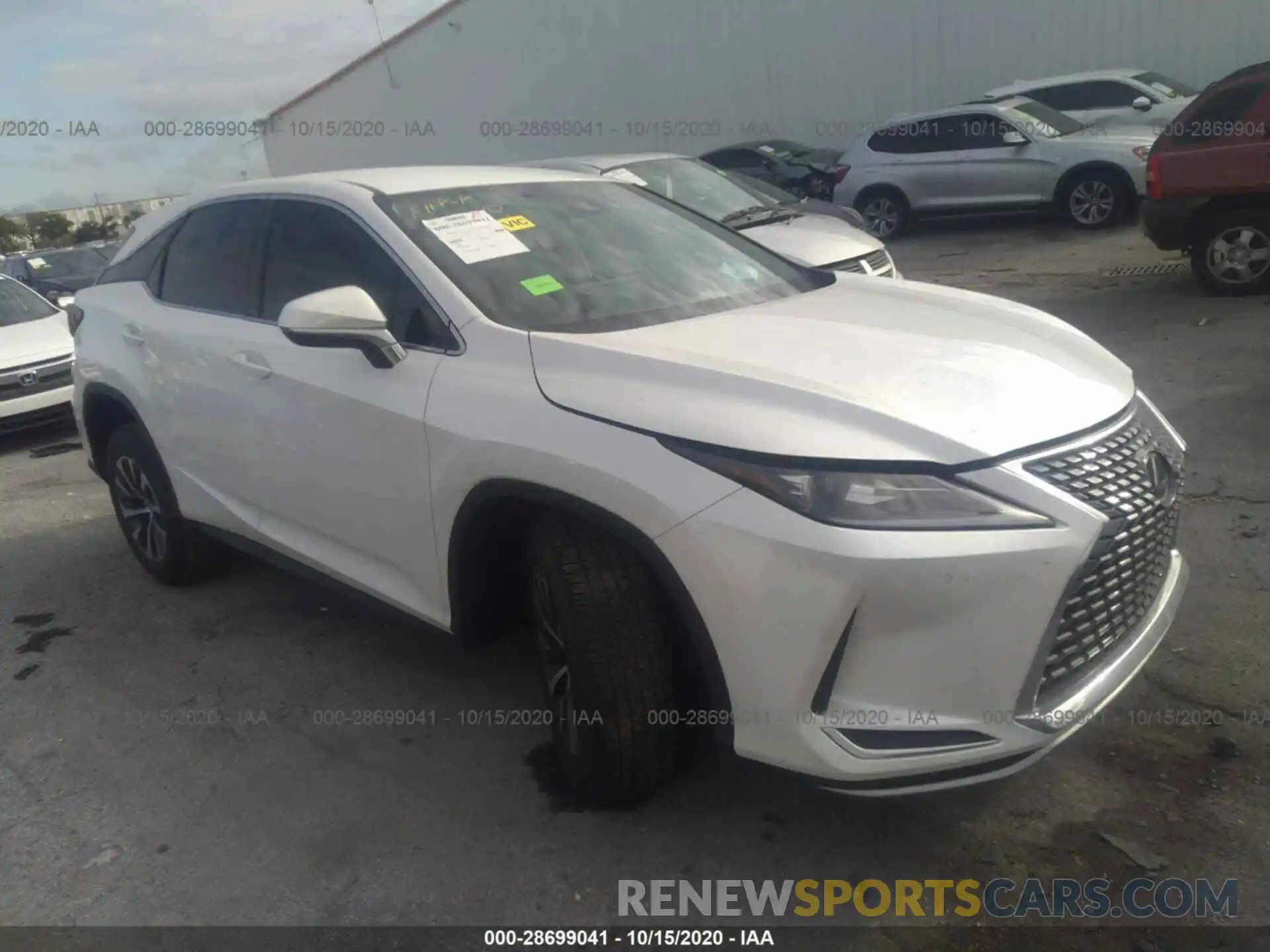 1 Фотография поврежденного автомобиля 2T2AZMAA9LC174681 LEXUS RX 2020