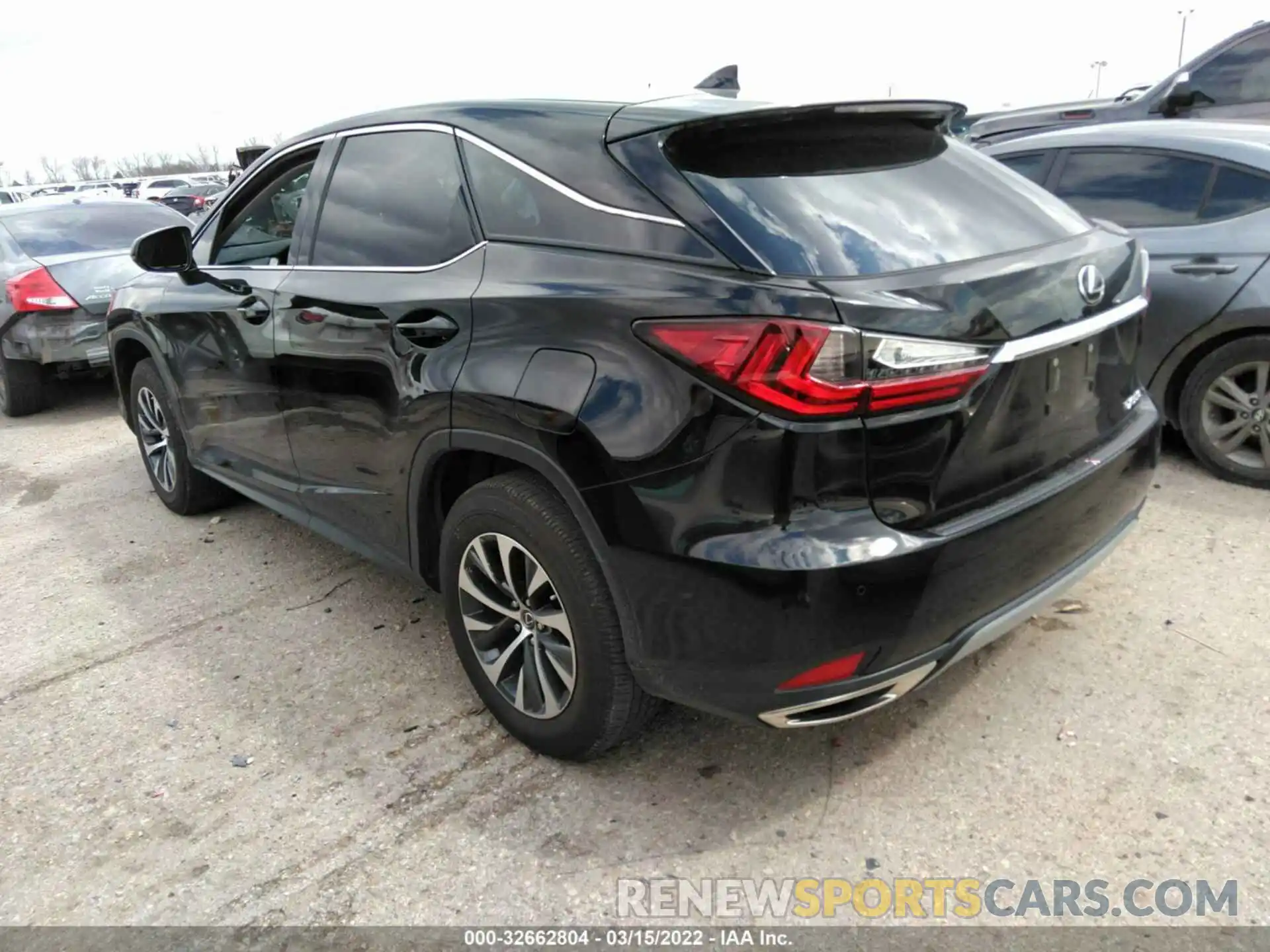 3 Photograph of a damaged car 2T2AZMAAXLC161177 LEXUS RX 2020