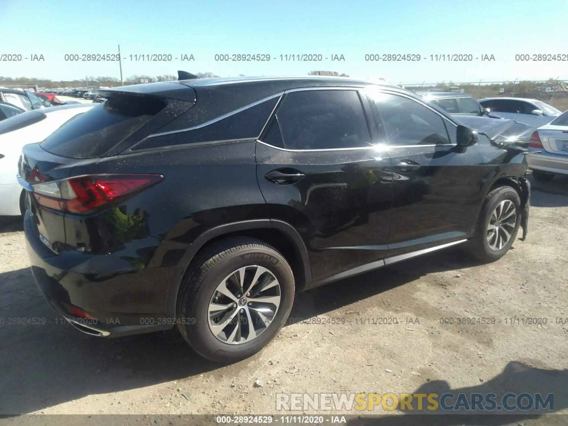 4 Фотография поврежденного автомобиля 2T2AZMAAXLC181316 LEXUS RX 2020