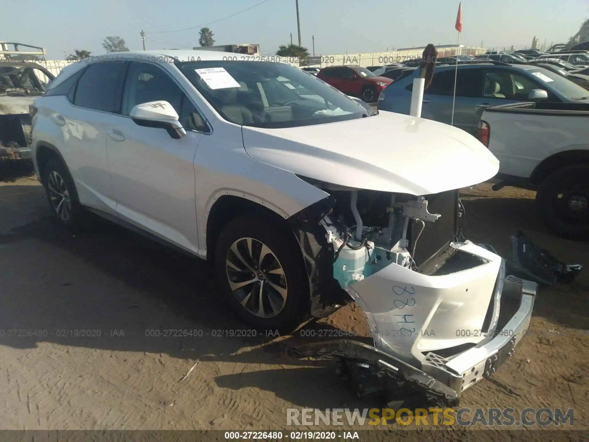 1 Photograph of a damaged car 2T2AZMDA6LC221208 LEXUS RX 2020