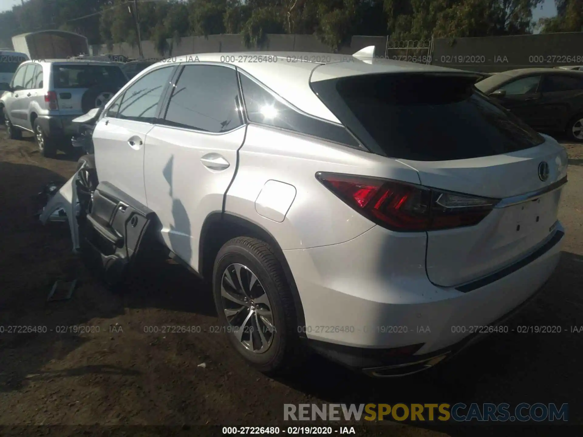 3 Photograph of a damaged car 2T2AZMDA6LC221208 LEXUS RX 2020