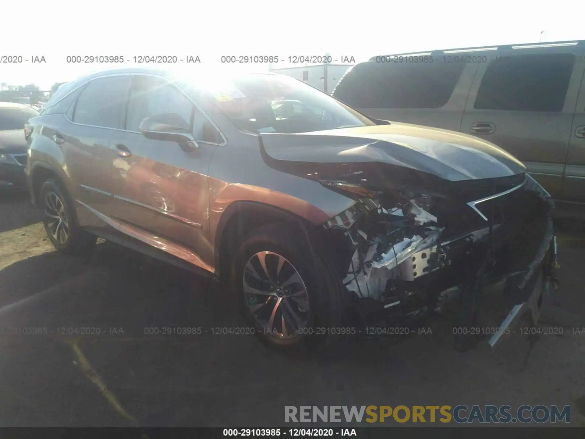 1 Photograph of a damaged car 2T2AZMDA8LC248121 LEXUS RX 2020