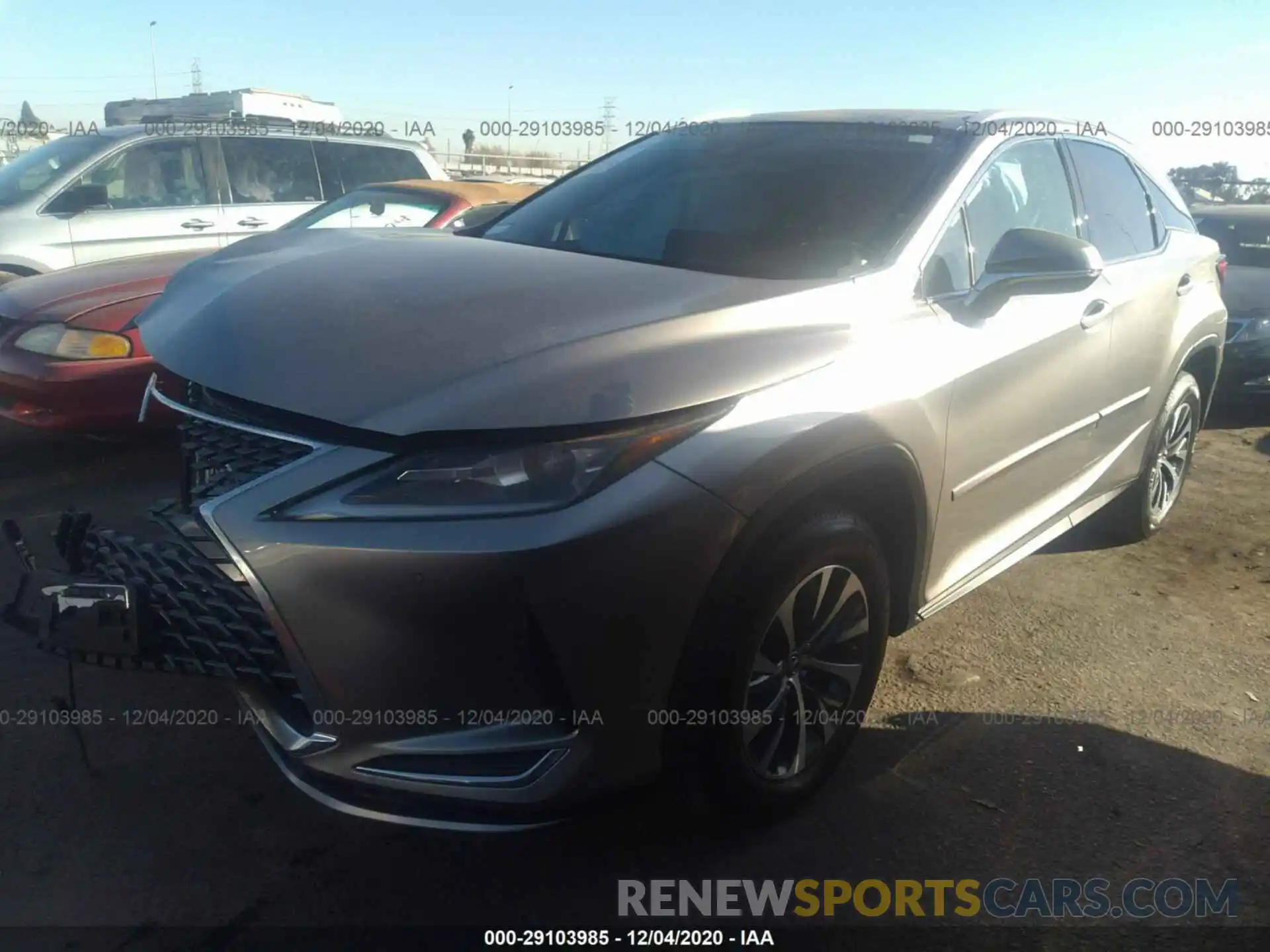 2 Photograph of a damaged car 2T2AZMDA8LC248121 LEXUS RX 2020