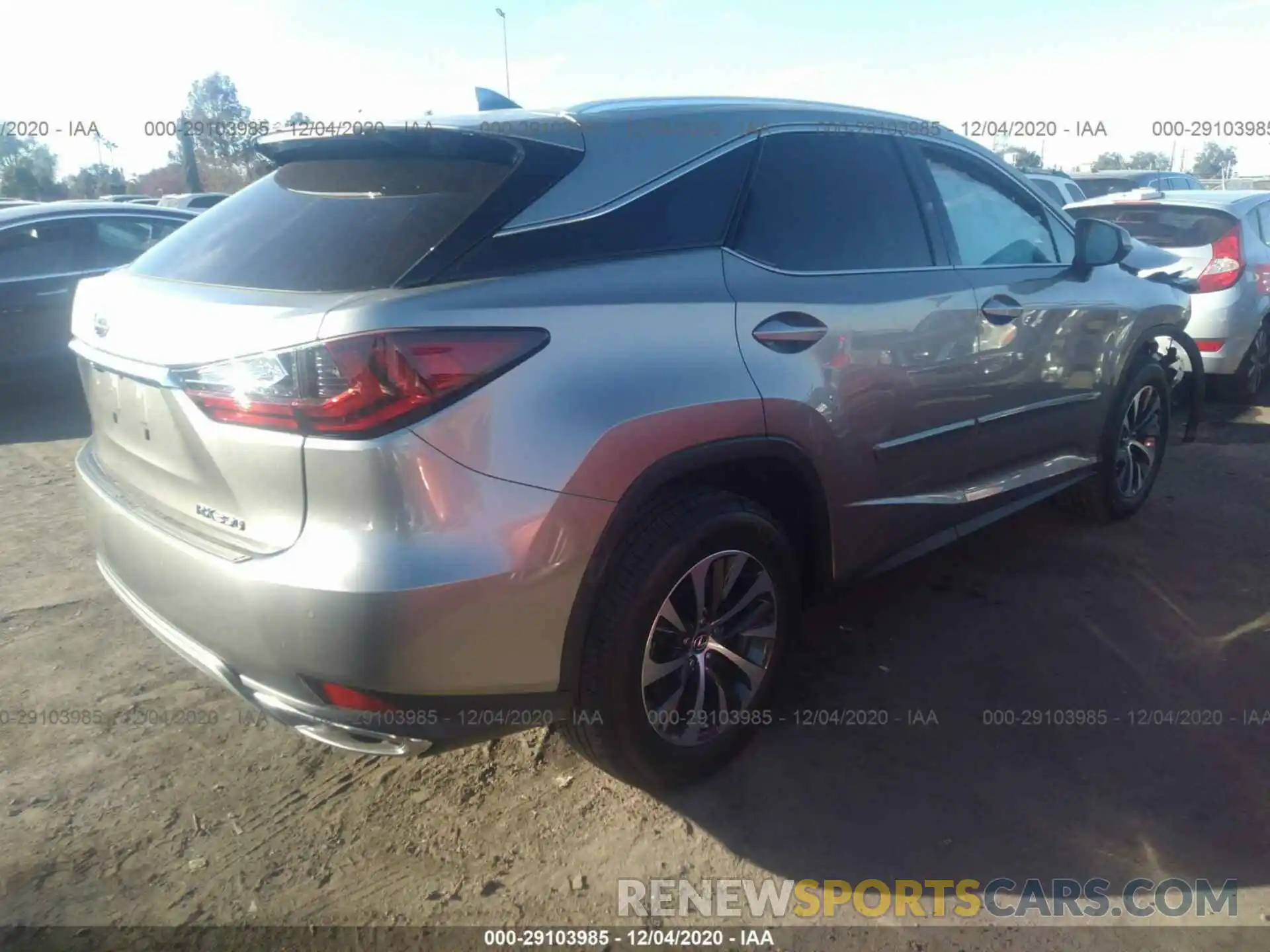 4 Фотография поврежденного автомобиля 2T2AZMDA8LC248121 LEXUS RX 2020