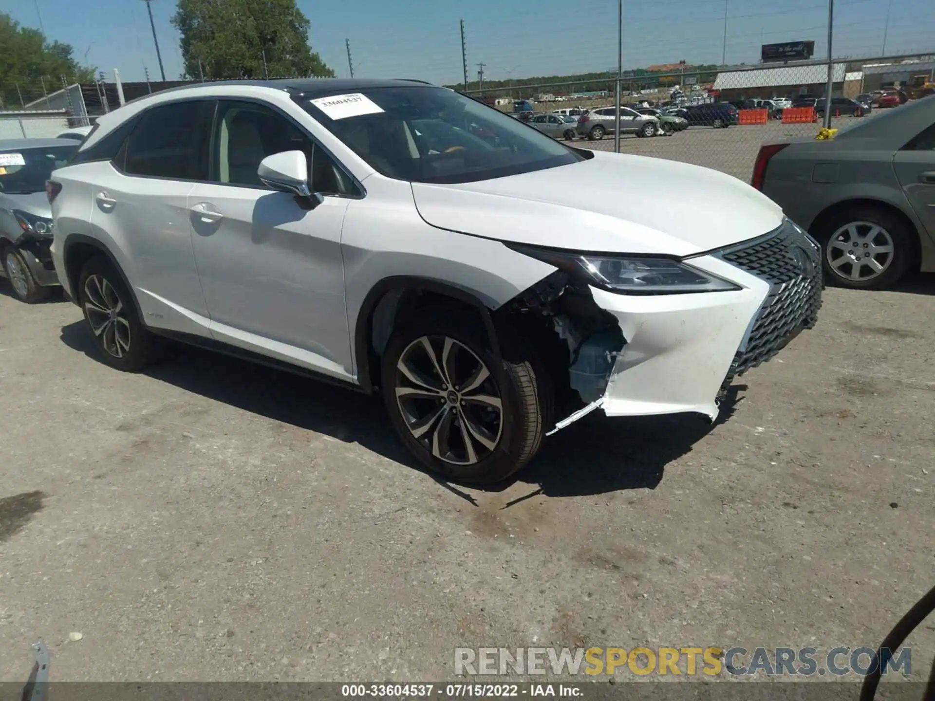 1 Photograph of a damaged car 2T2HGMDA0LC050170 LEXUS RX 2020