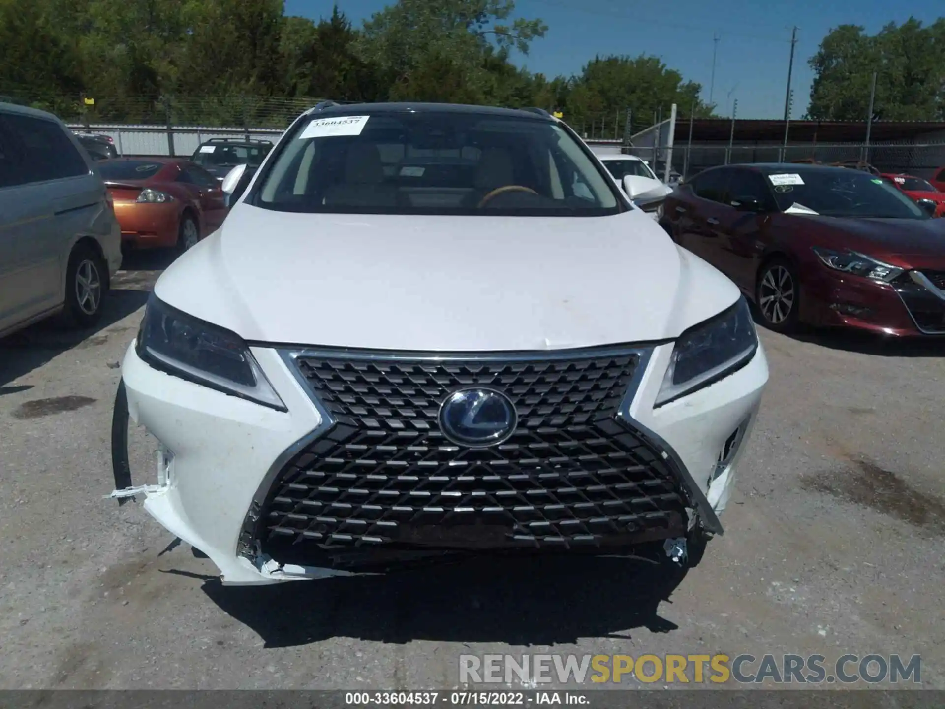 6 Photograph of a damaged car 2T2HGMDA0LC050170 LEXUS RX 2020