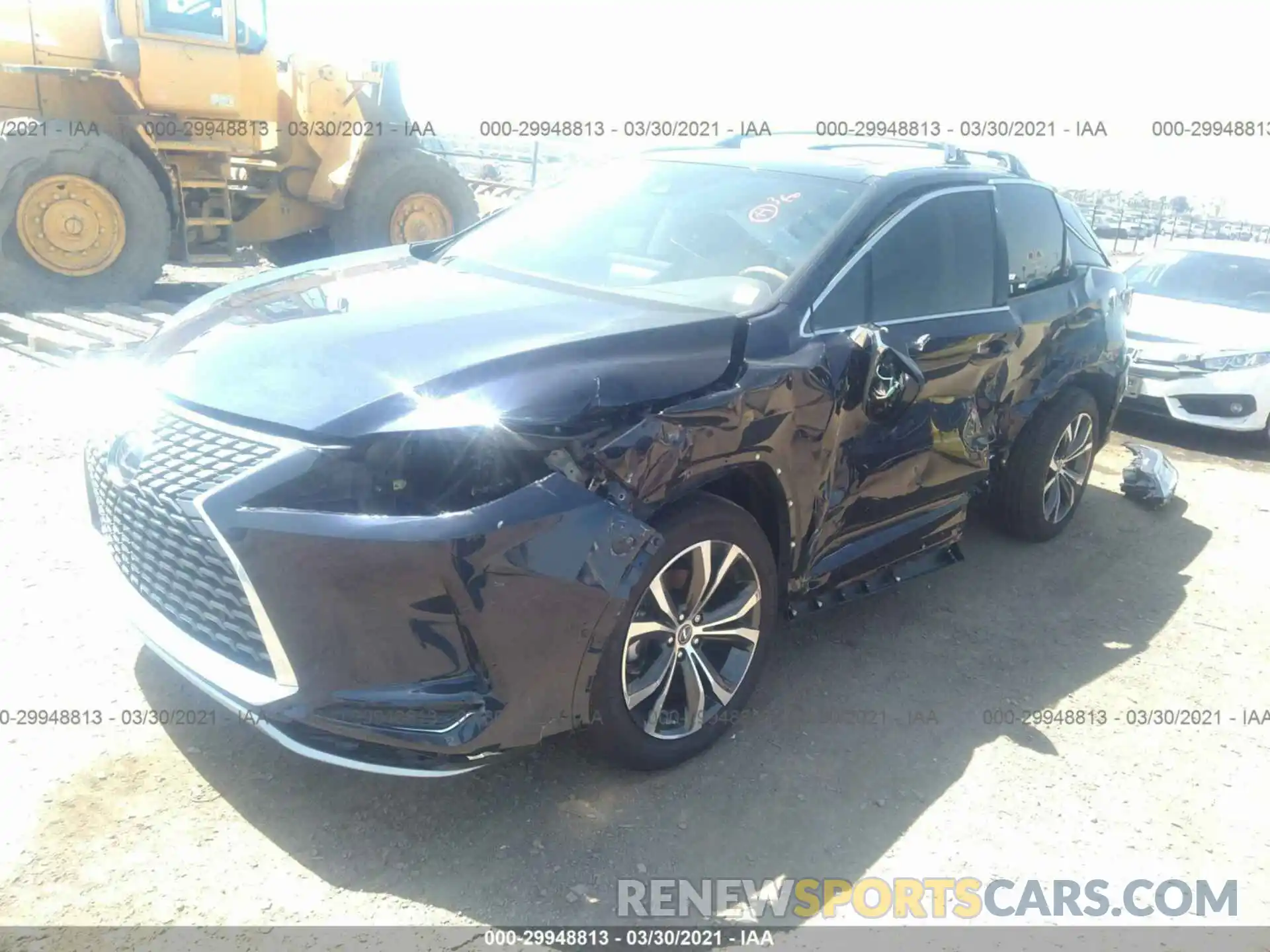 2 Photograph of a damaged car 2T2HGMDA0LC051772 LEXUS RX 2020
