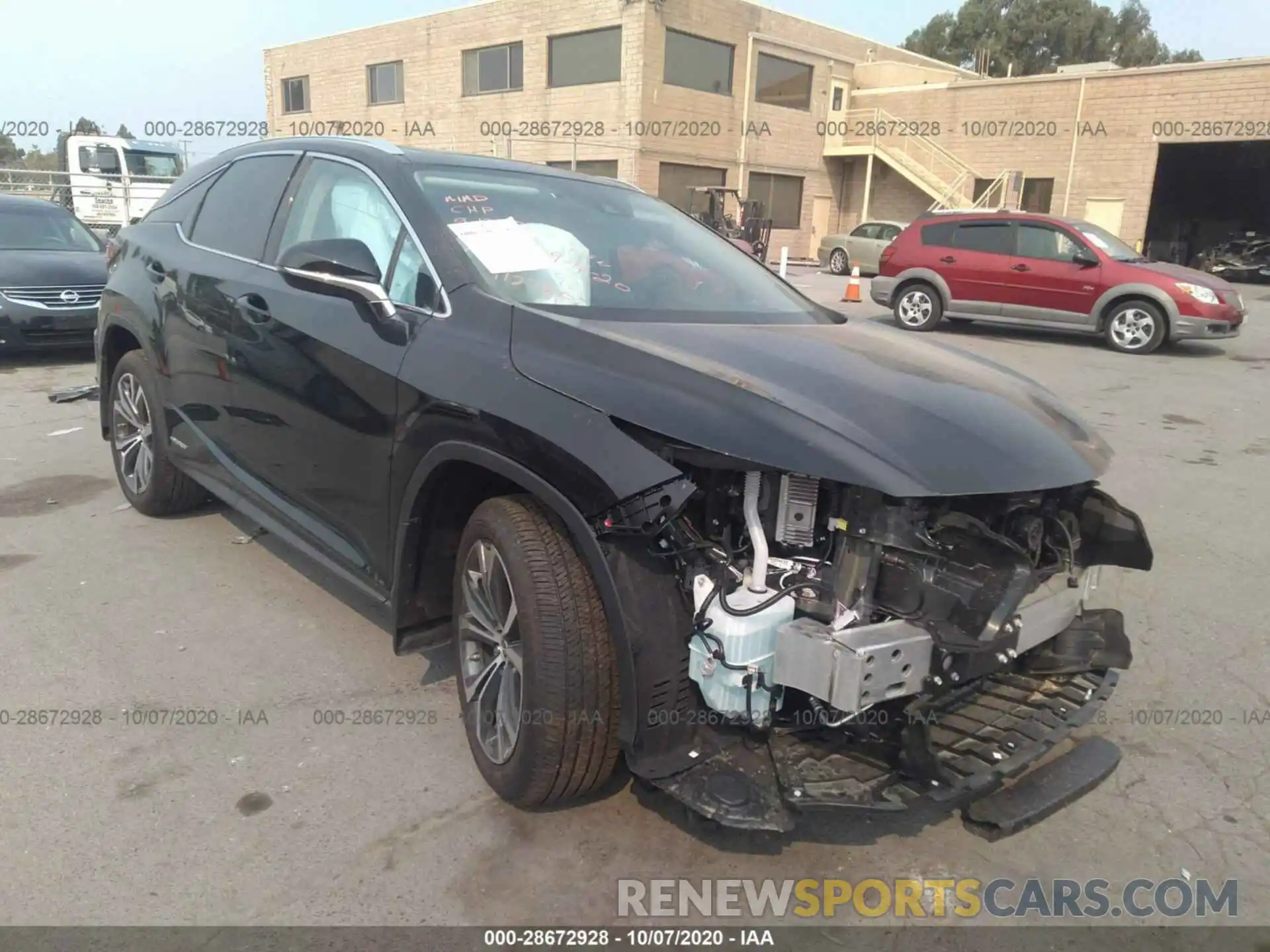 1 Photograph of a damaged car 2T2HGMDA1LC053336 LEXUS RX 2020