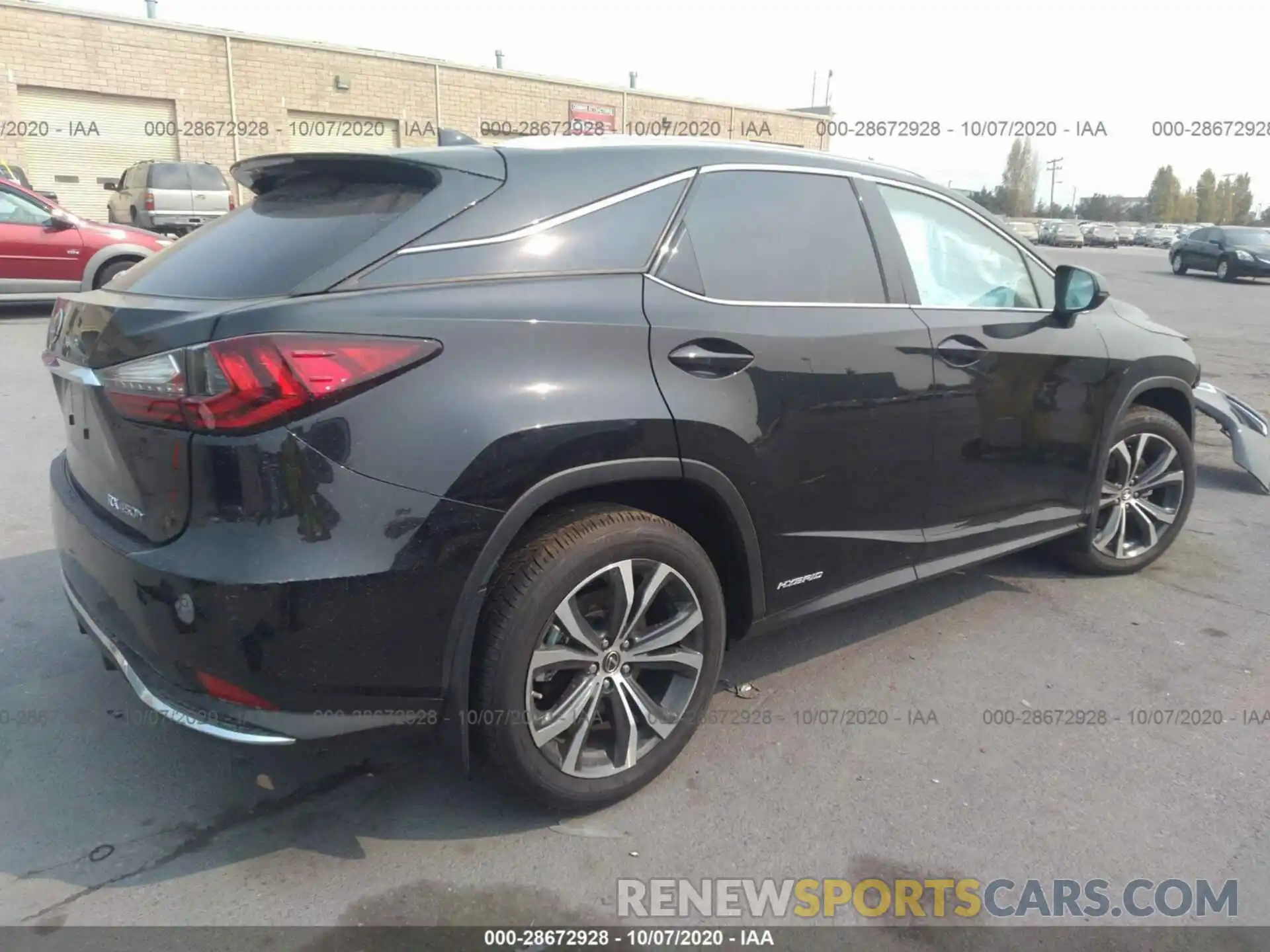 4 Photograph of a damaged car 2T2HGMDA1LC053336 LEXUS RX 2020