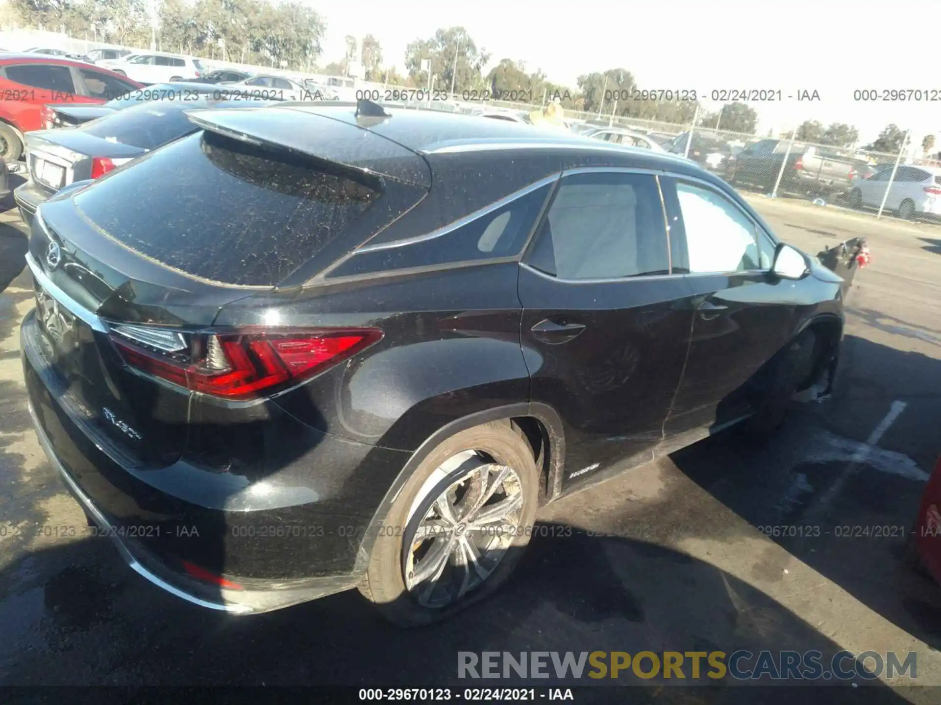 4 Photograph of a damaged car 2T2HGMDA1LC054051 LEXUS RX 2020