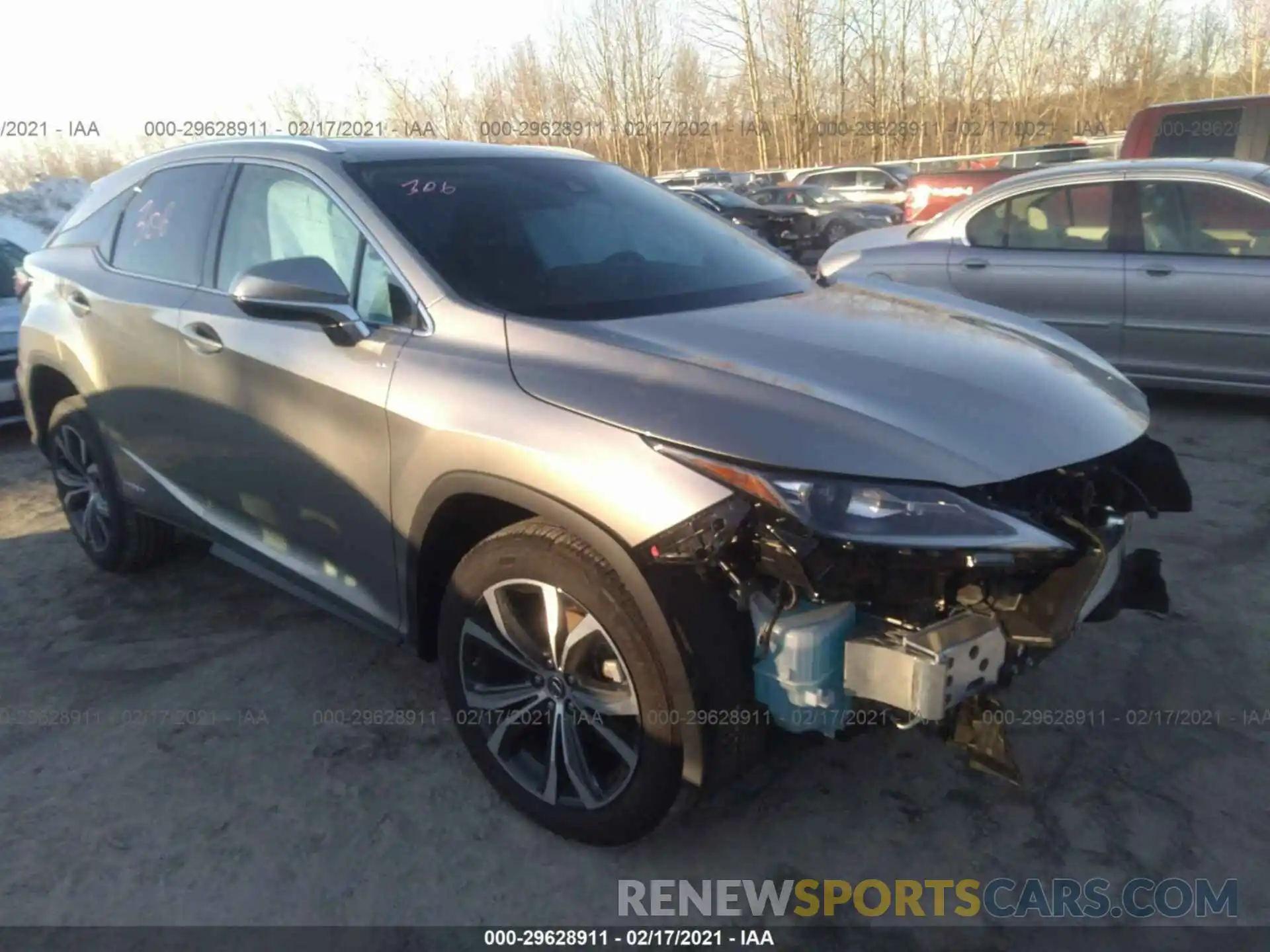 1 Photograph of a damaged car 2T2HGMDA2LC055600 LEXUS RX 2020