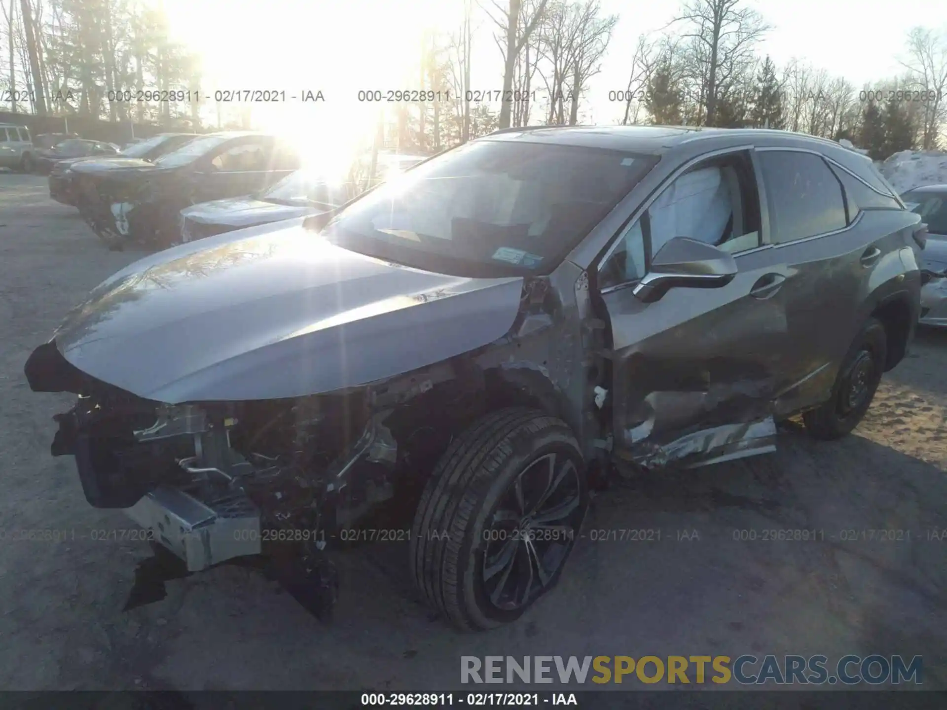2 Photograph of a damaged car 2T2HGMDA2LC055600 LEXUS RX 2020