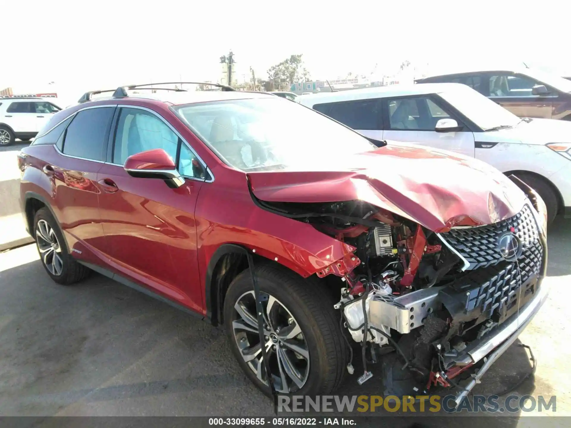 1 Photograph of a damaged car 2T2HGMDA4LC044551 LEXUS RX 2020