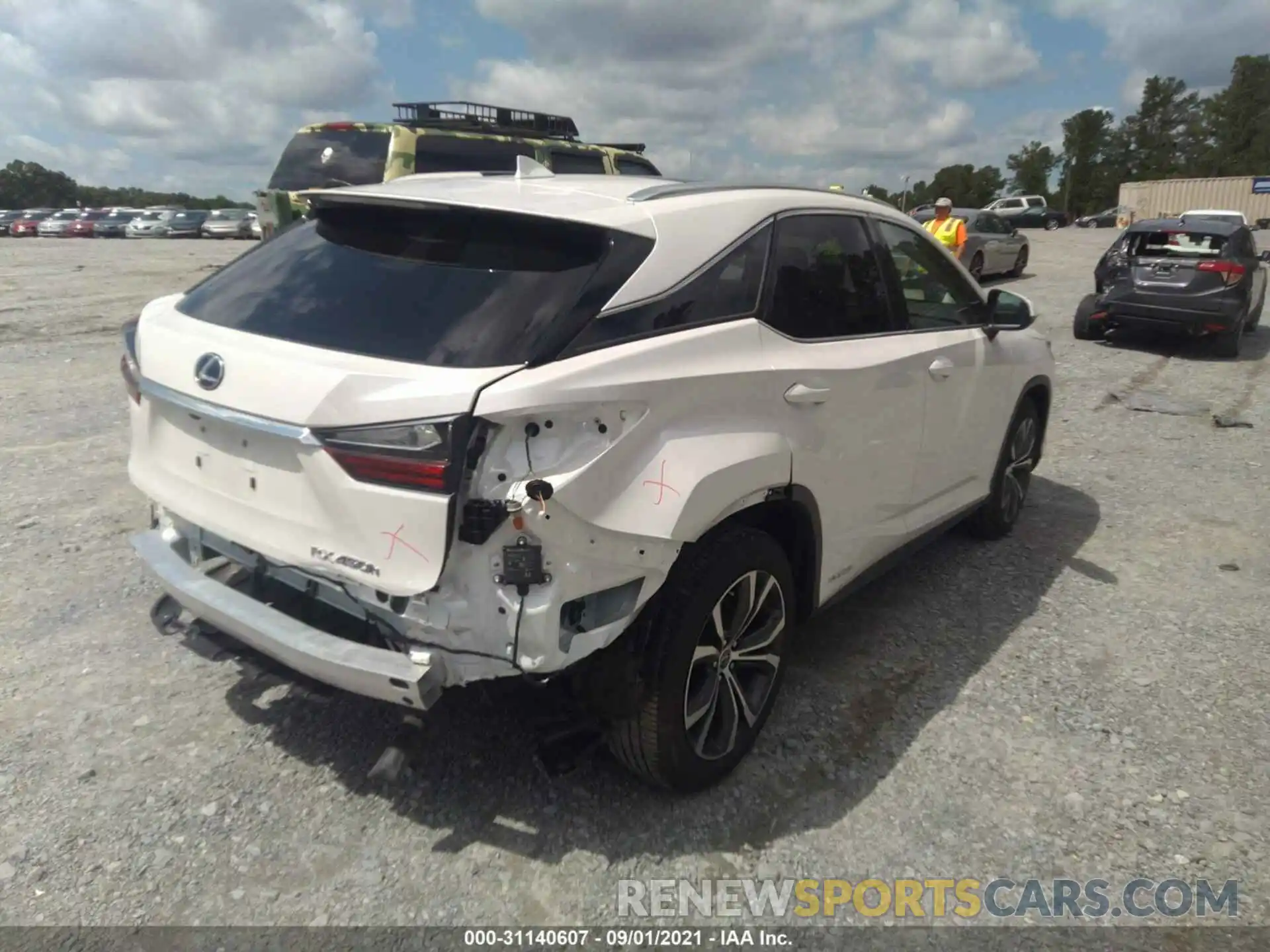 4 Photograph of a damaged car 2T2HGMDA4LC044727 LEXUS RX 2020