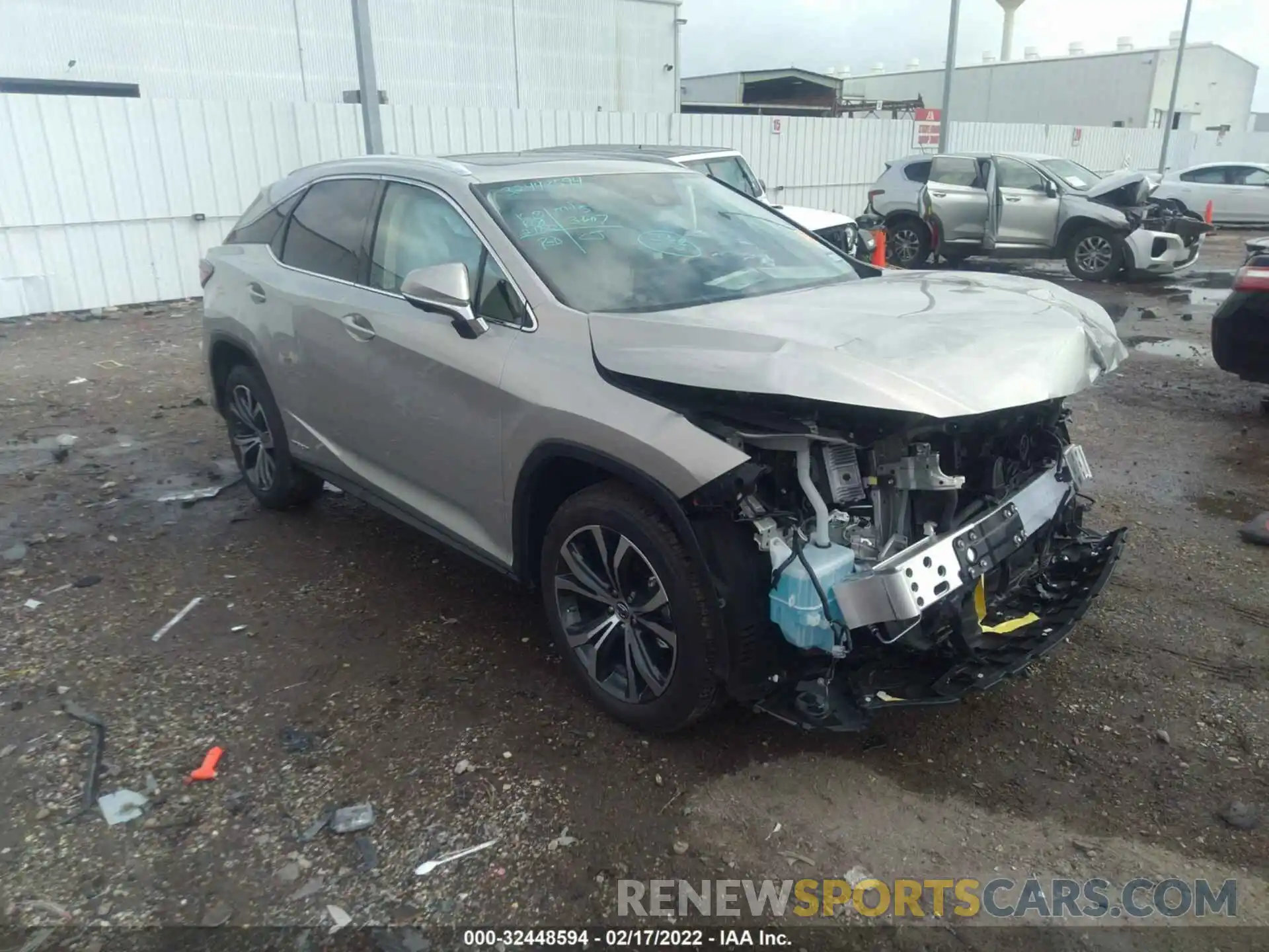 1 Photograph of a damaged car 2T2HGMDA4LC047367 LEXUS RX 2020