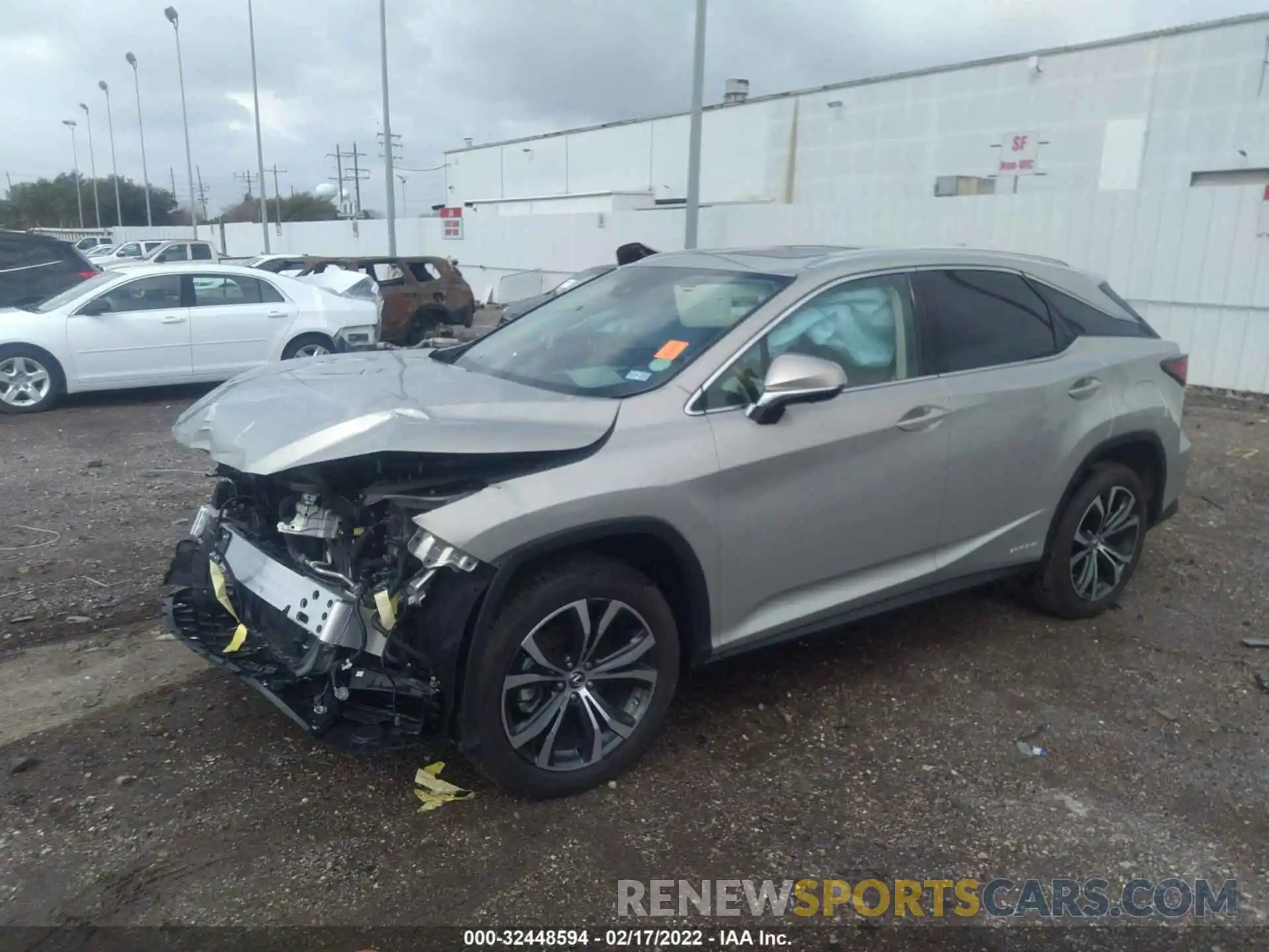 2 Photograph of a damaged car 2T2HGMDA4LC047367 LEXUS RX 2020