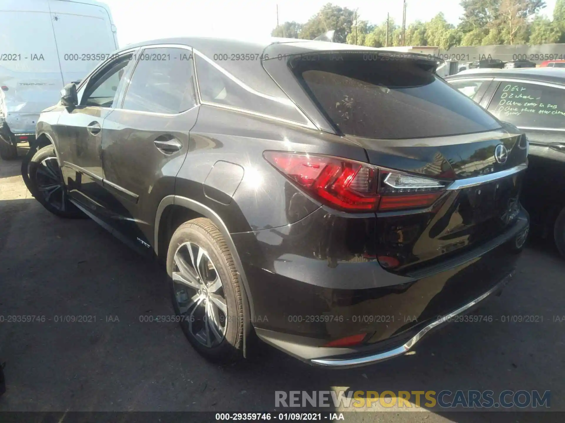 3 Photograph of a damaged car 2T2HGMDA4LC047711 LEXUS RX 2020