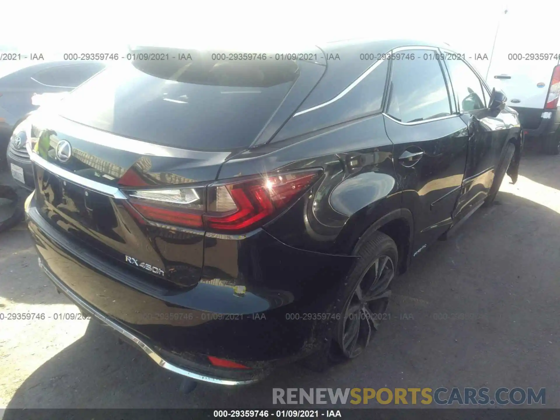 4 Фотография поврежденного автомобиля 2T2HGMDA4LC047711 LEXUS RX 2020