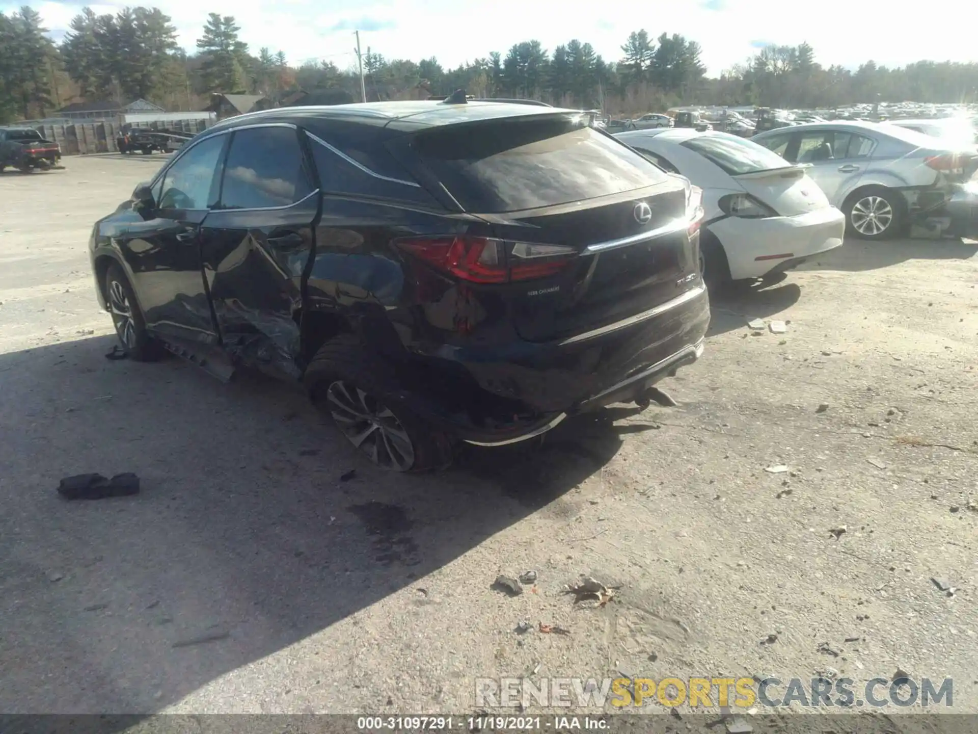 3 Photograph of a damaged car 2T2HGMDA4LC054044 LEXUS RX 2020