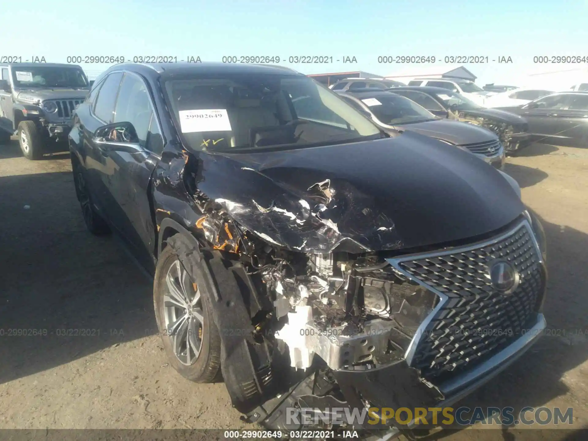 6 Photograph of a damaged car 2T2HGMDA4LC054335 LEXUS RX 2020