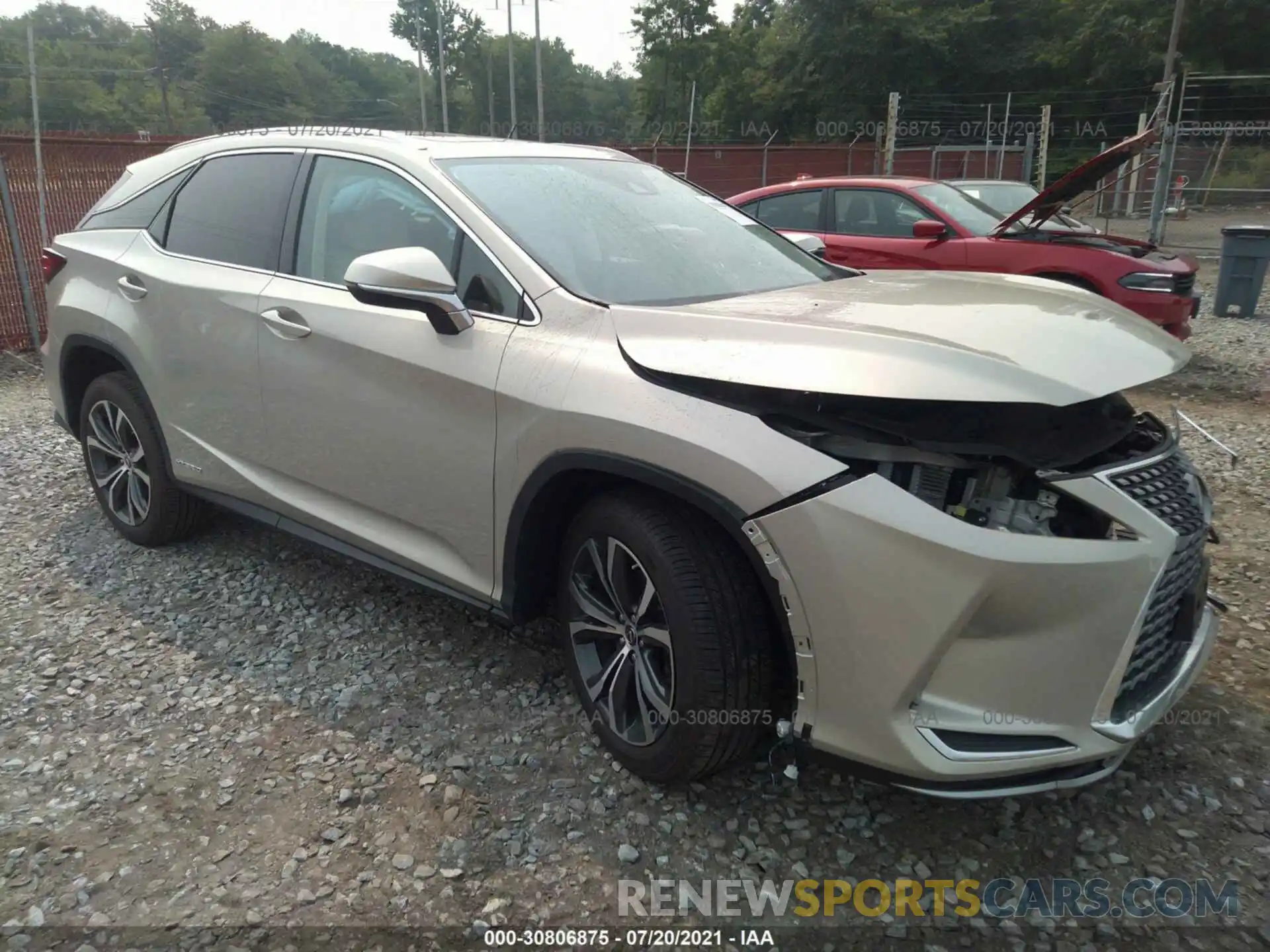 1 Photograph of a damaged car 2T2HGMDA5LC049354 LEXUS RX 2020