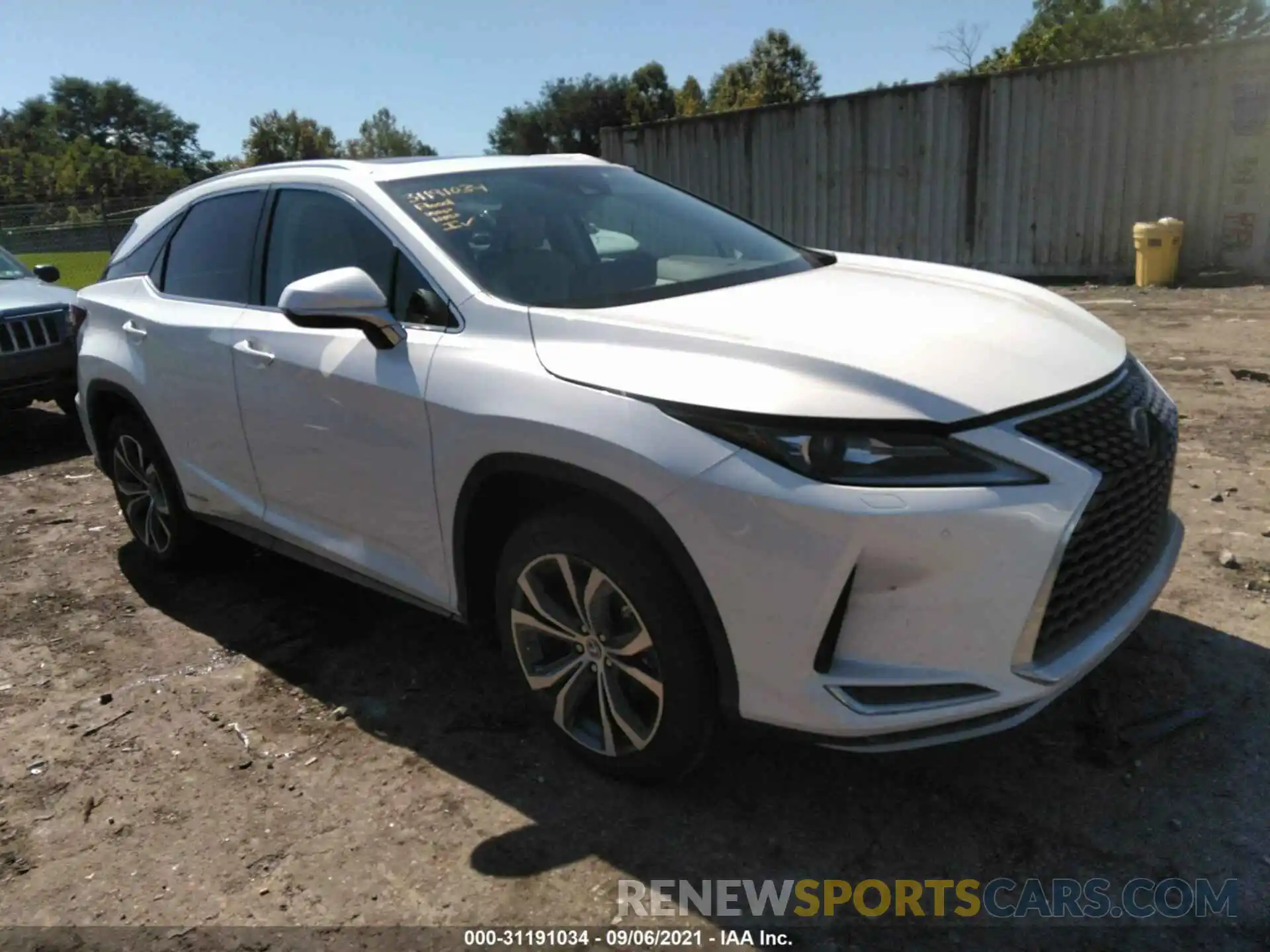 1 Photograph of a damaged car 2T2HGMDA5LC052707 LEXUS RX 2020