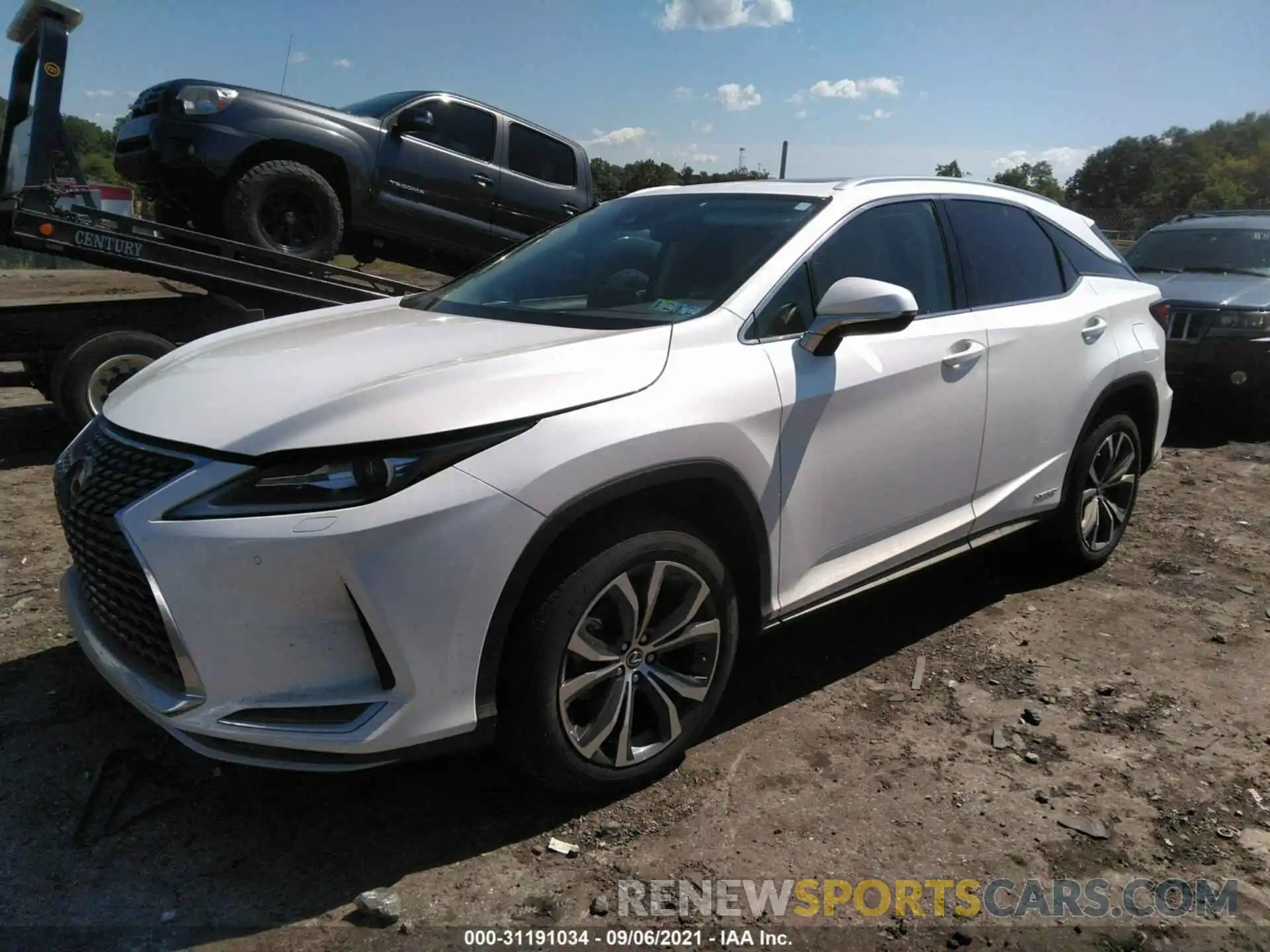 2 Photograph of a damaged car 2T2HGMDA5LC052707 LEXUS RX 2020