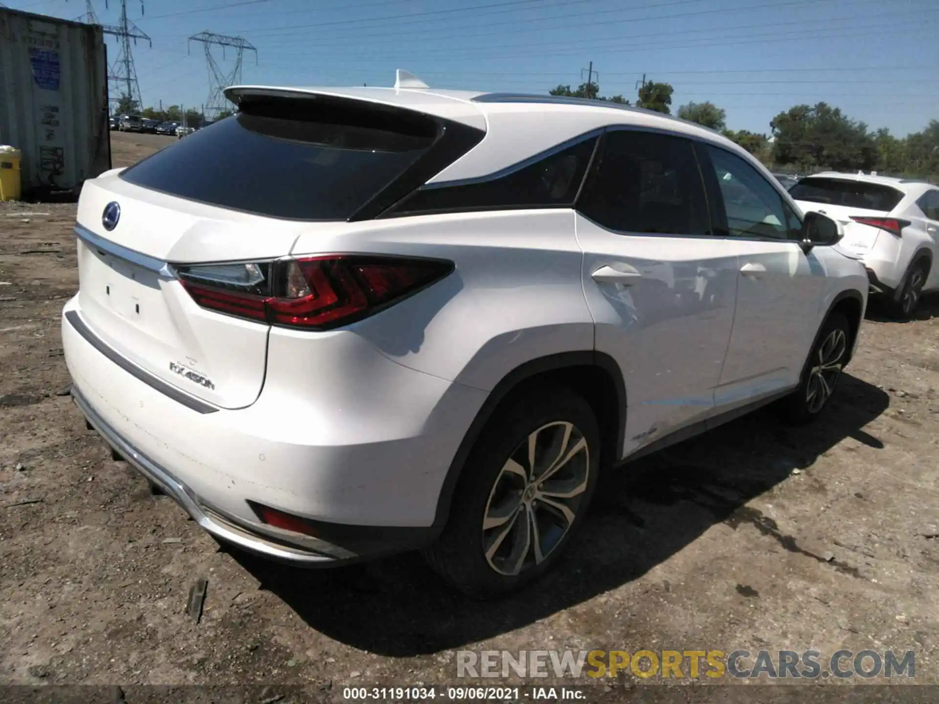 4 Фотография поврежденного автомобиля 2T2HGMDA5LC052707 LEXUS RX 2020