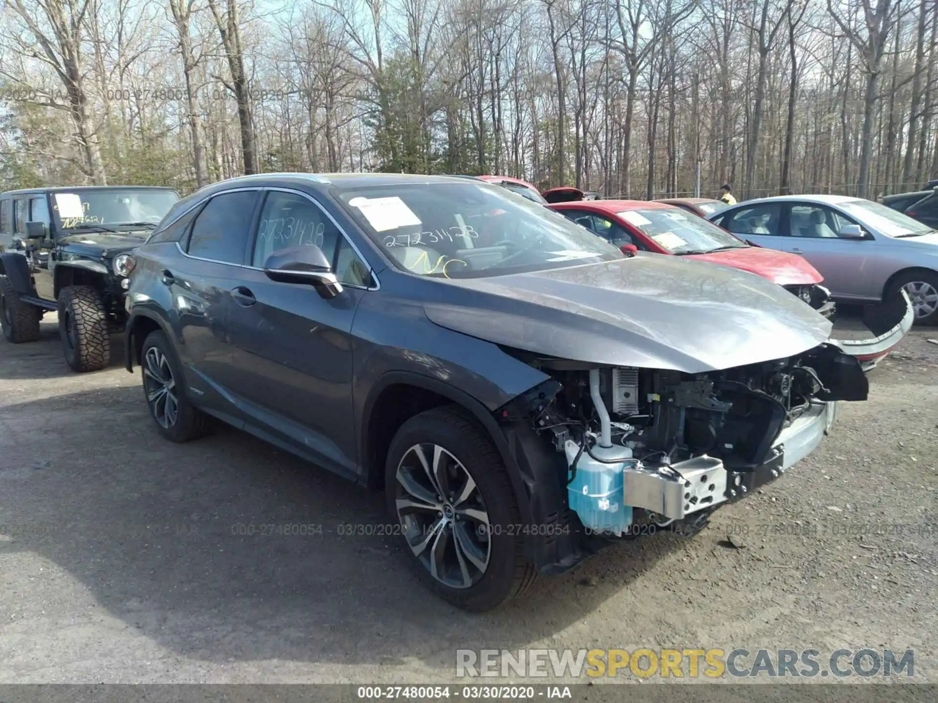 1 Фотография поврежденного автомобиля 2T2HGMDA6LC046933 LEXUS RX 2020