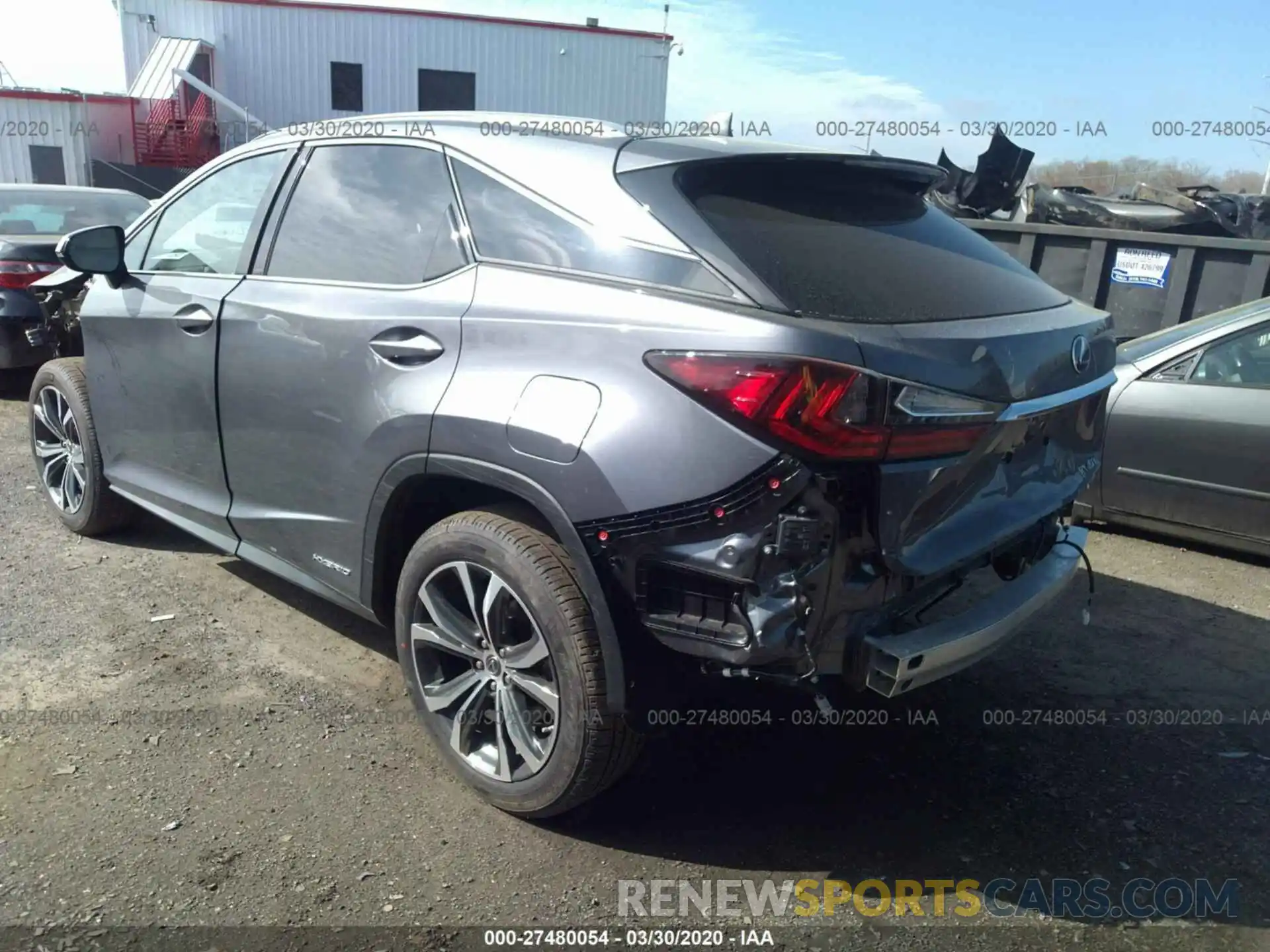 3 Photograph of a damaged car 2T2HGMDA6LC046933 LEXUS RX 2020