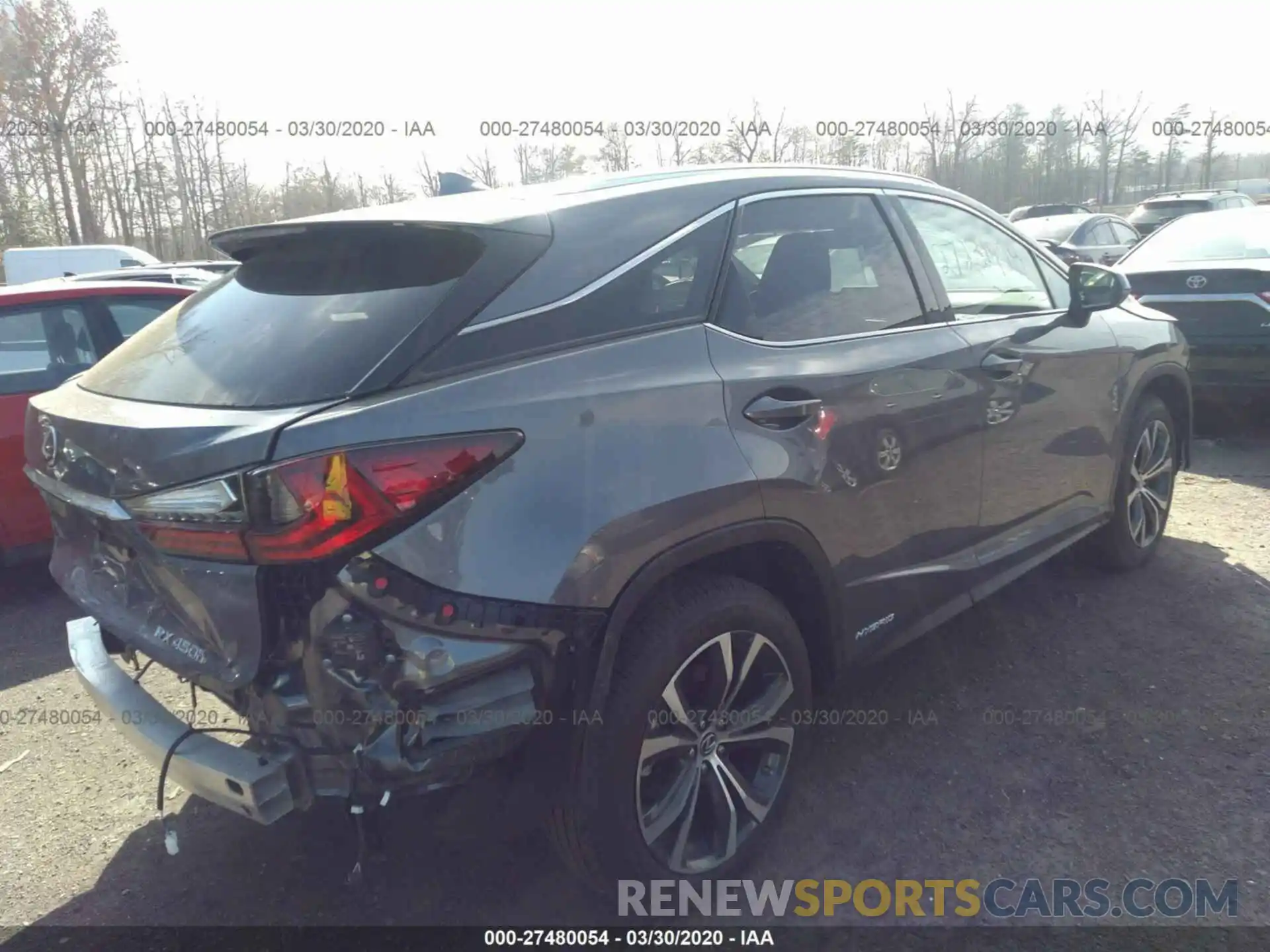 4 Photograph of a damaged car 2T2HGMDA6LC046933 LEXUS RX 2020