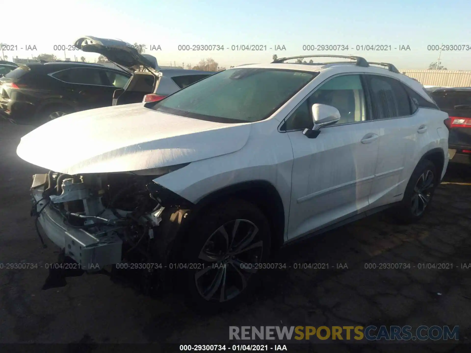 2 Фотография поврежденного автомобиля 2T2HGMDA7LC053017 LEXUS RX 2020