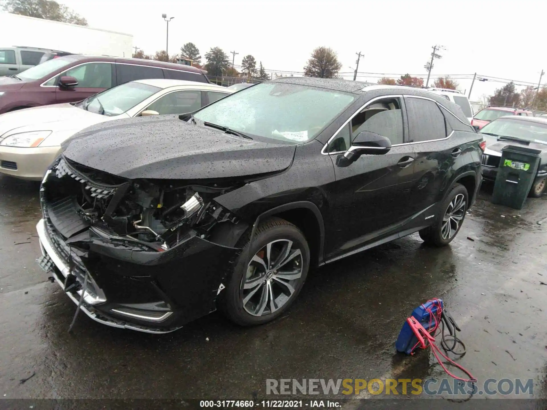 2 Photograph of a damaged car 2T2HGMDA7LC055981 LEXUS RX 2020