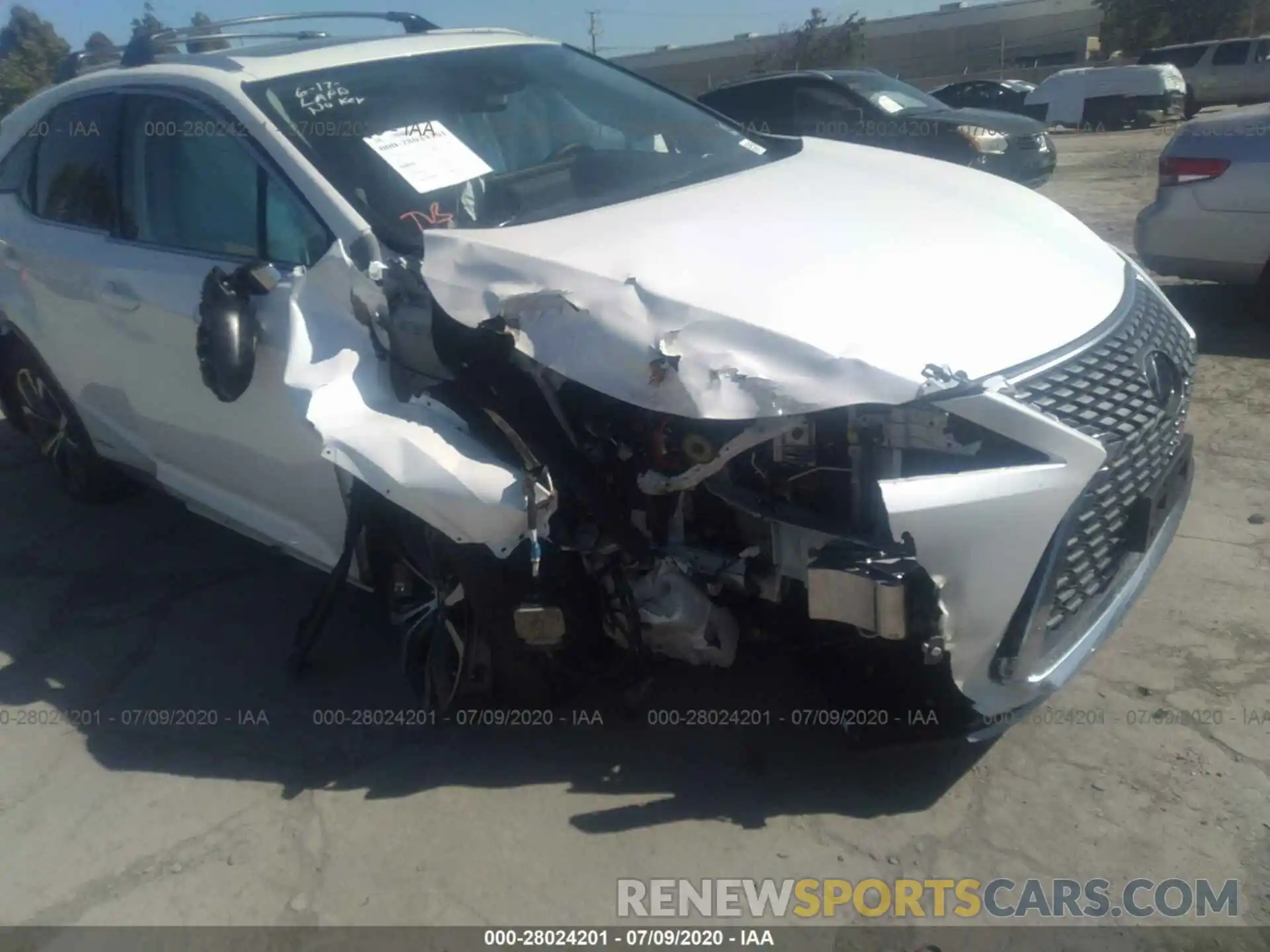 6 Photograph of a damaged car 2T2HGMDA8LC045377 LEXUS RX 2020